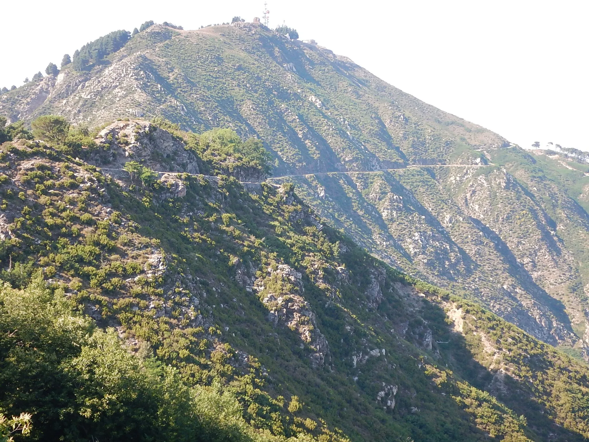 Photo showing: the Dinnammare mount, Peloritani above Messina, Sicily