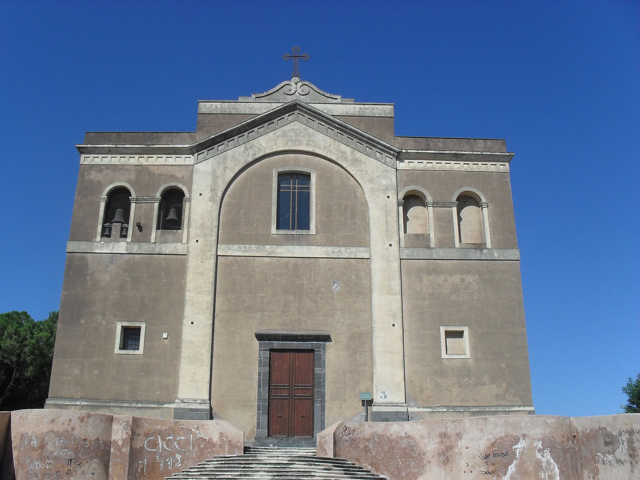 Photo showing: Facciata della Chiesa di Santa Maria dell'Alto a Paternò (CT)