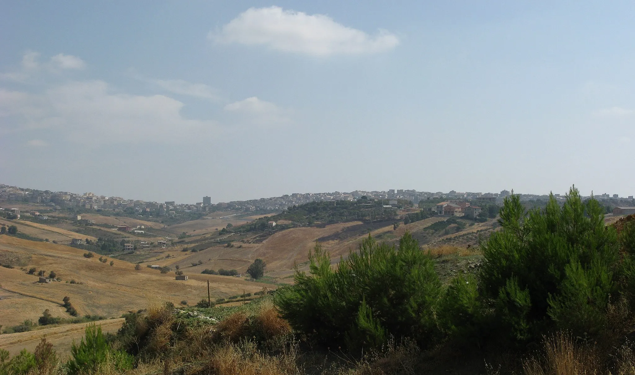 Photo showing: Panorama di Raffadali.
