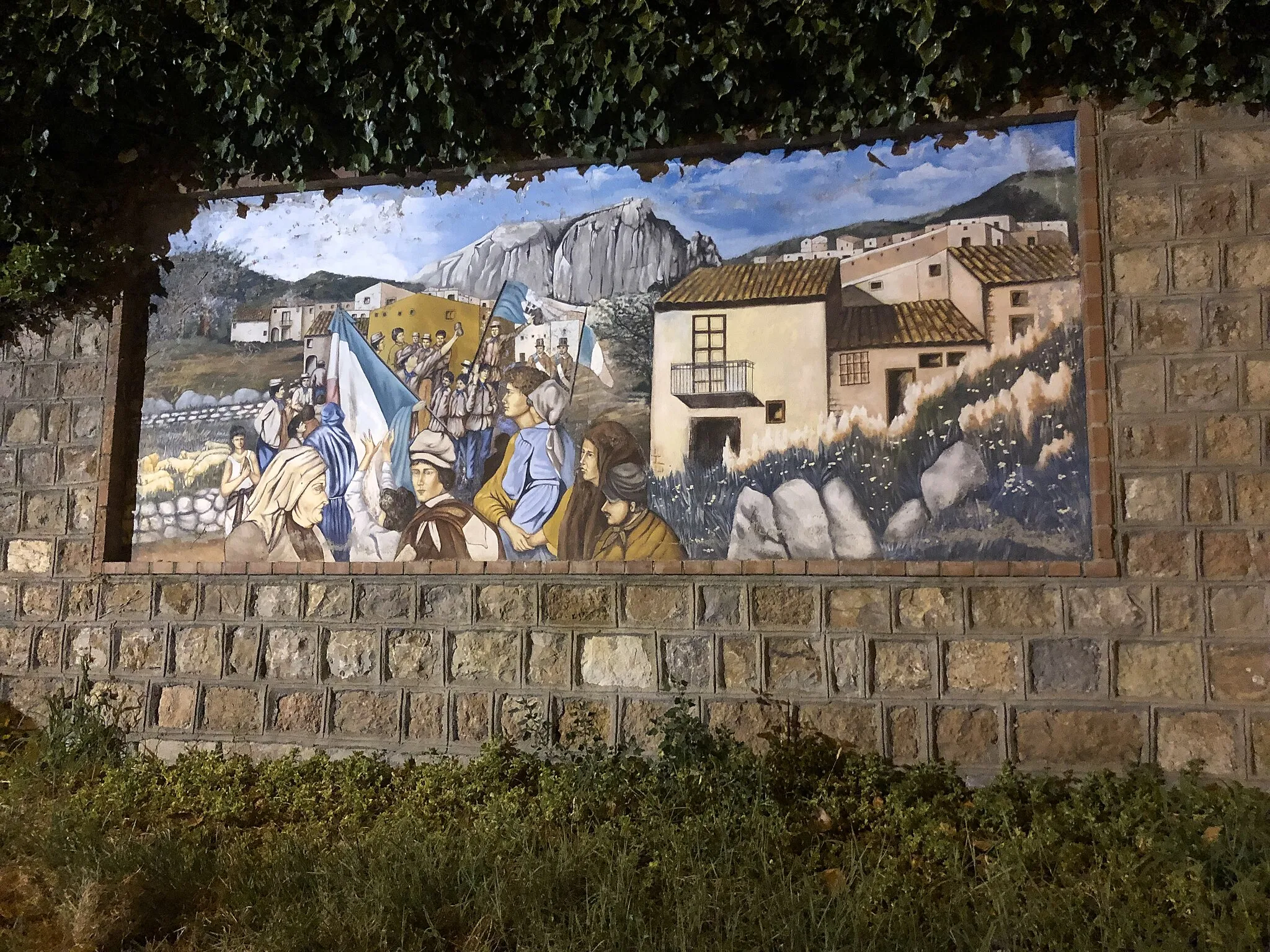 Photo showing: Murale di Roccapalumba