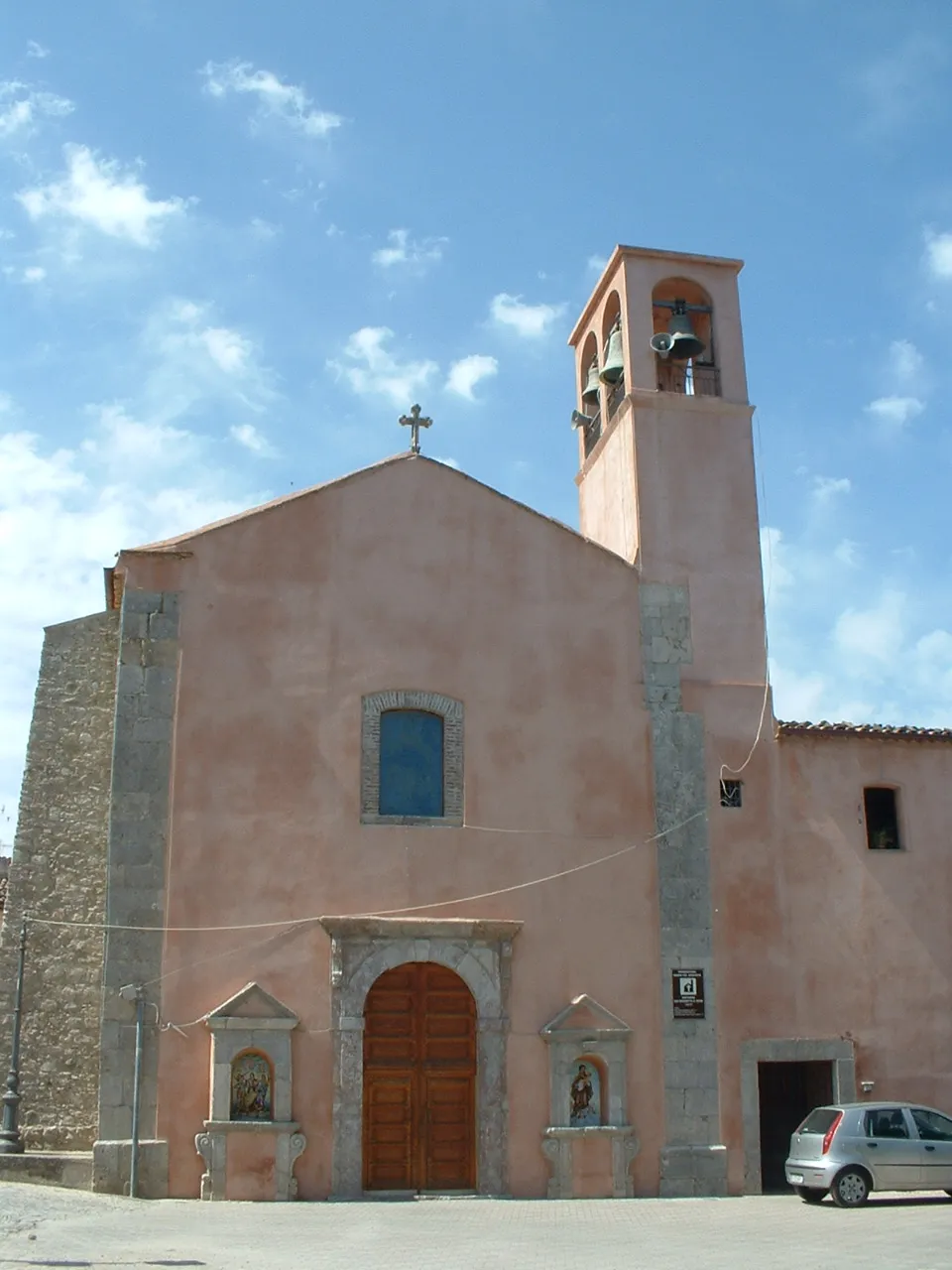 Photo showing: Facade of St. Benedetto il Moro sanctuary (1617), in San Fratello, Sicily