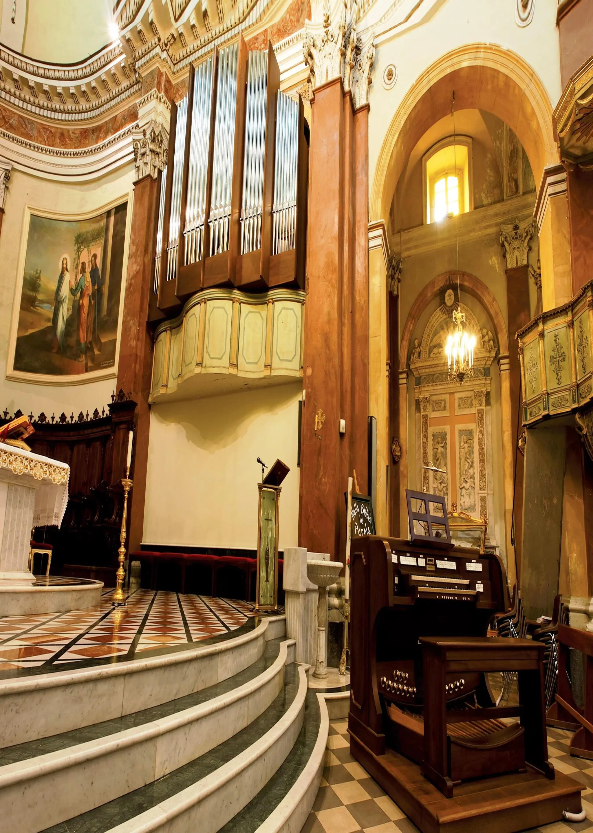 Photo showing: Organo chiesa S.M. del Carmelo - S.Agata di Militello