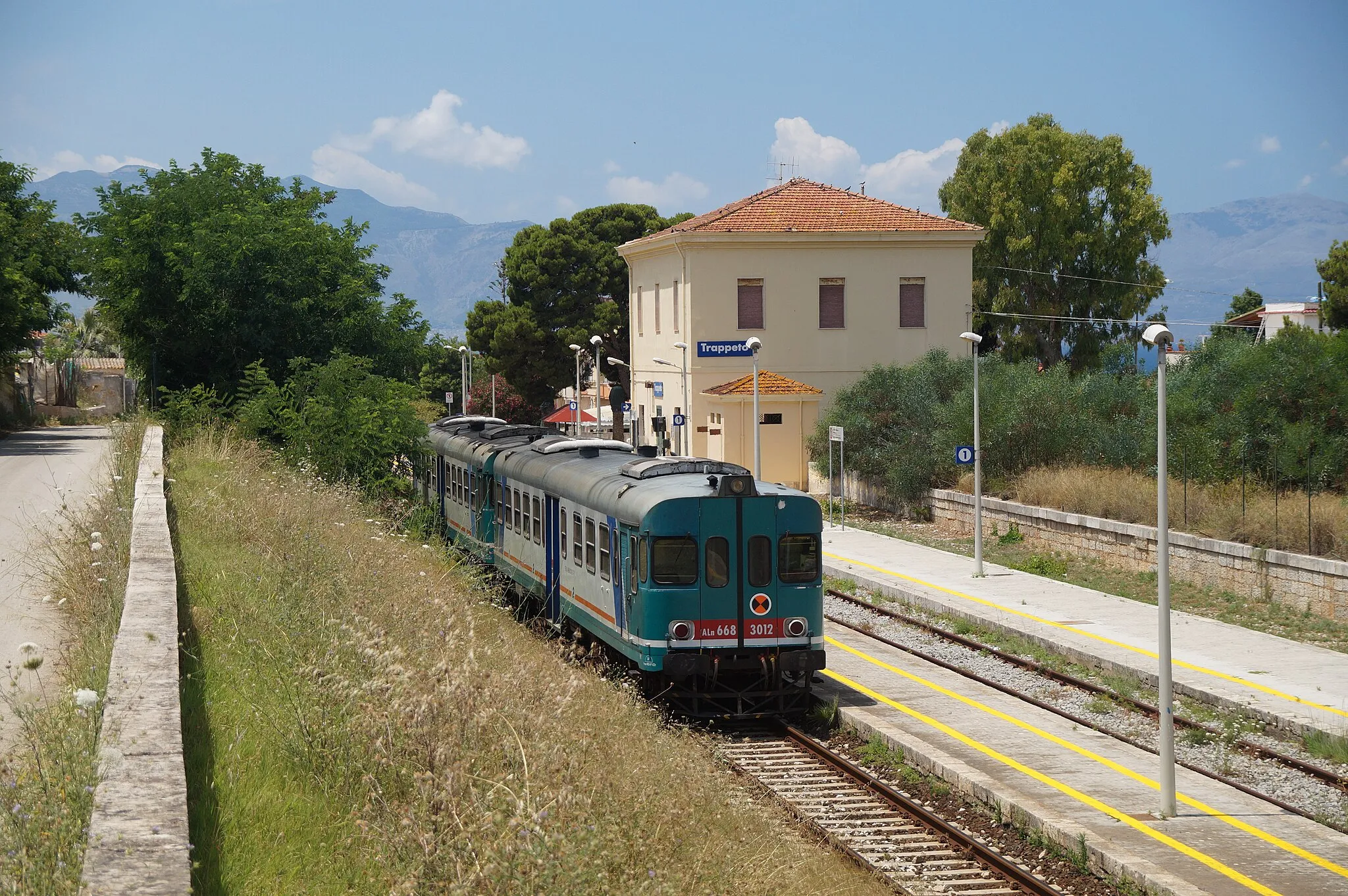 Photo showing: Bahnhof Trappeto