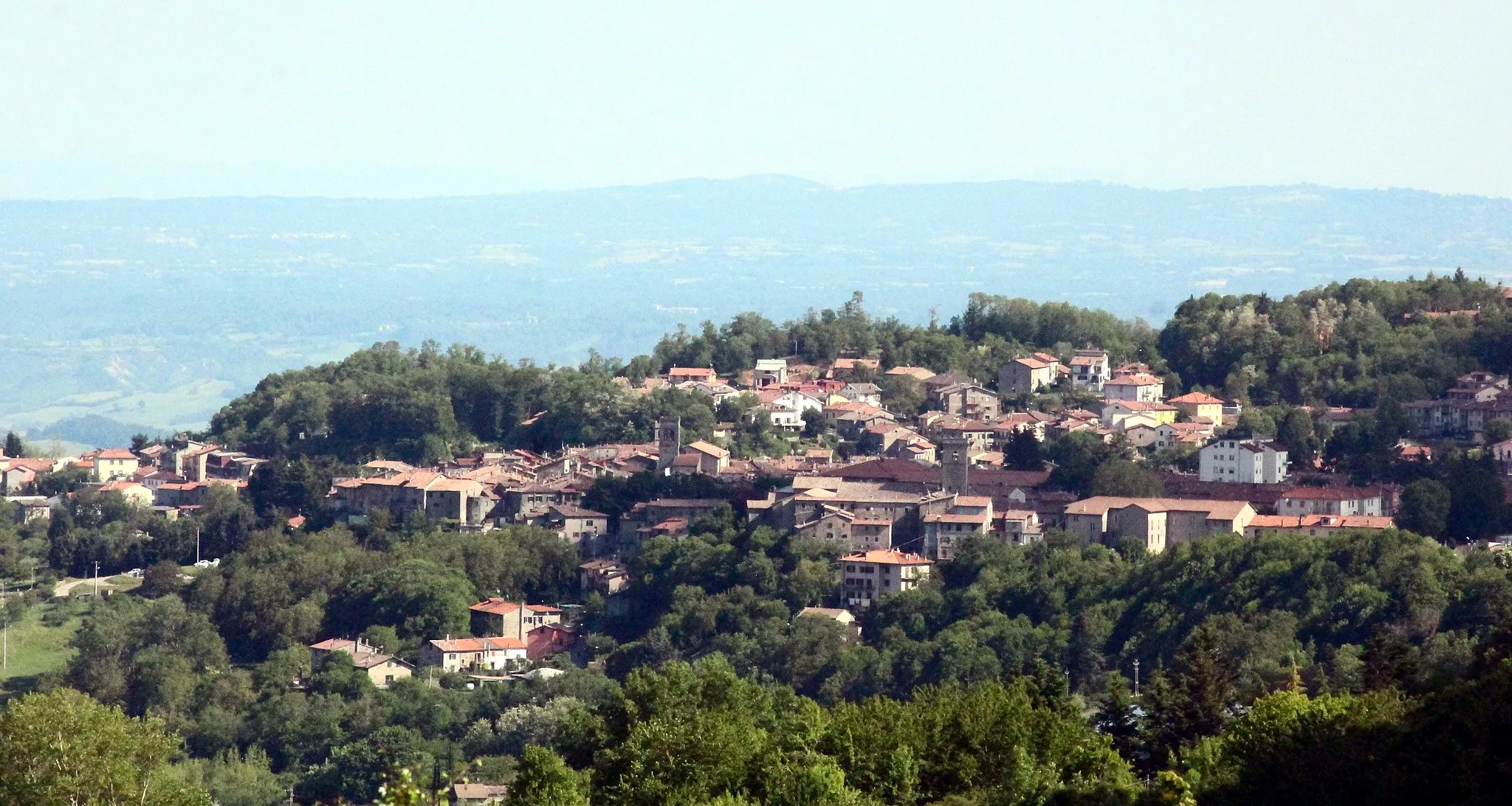 Photo showing: Panorama of Abbadia San Salvatore, Province of Siena, Tuscany, Italy