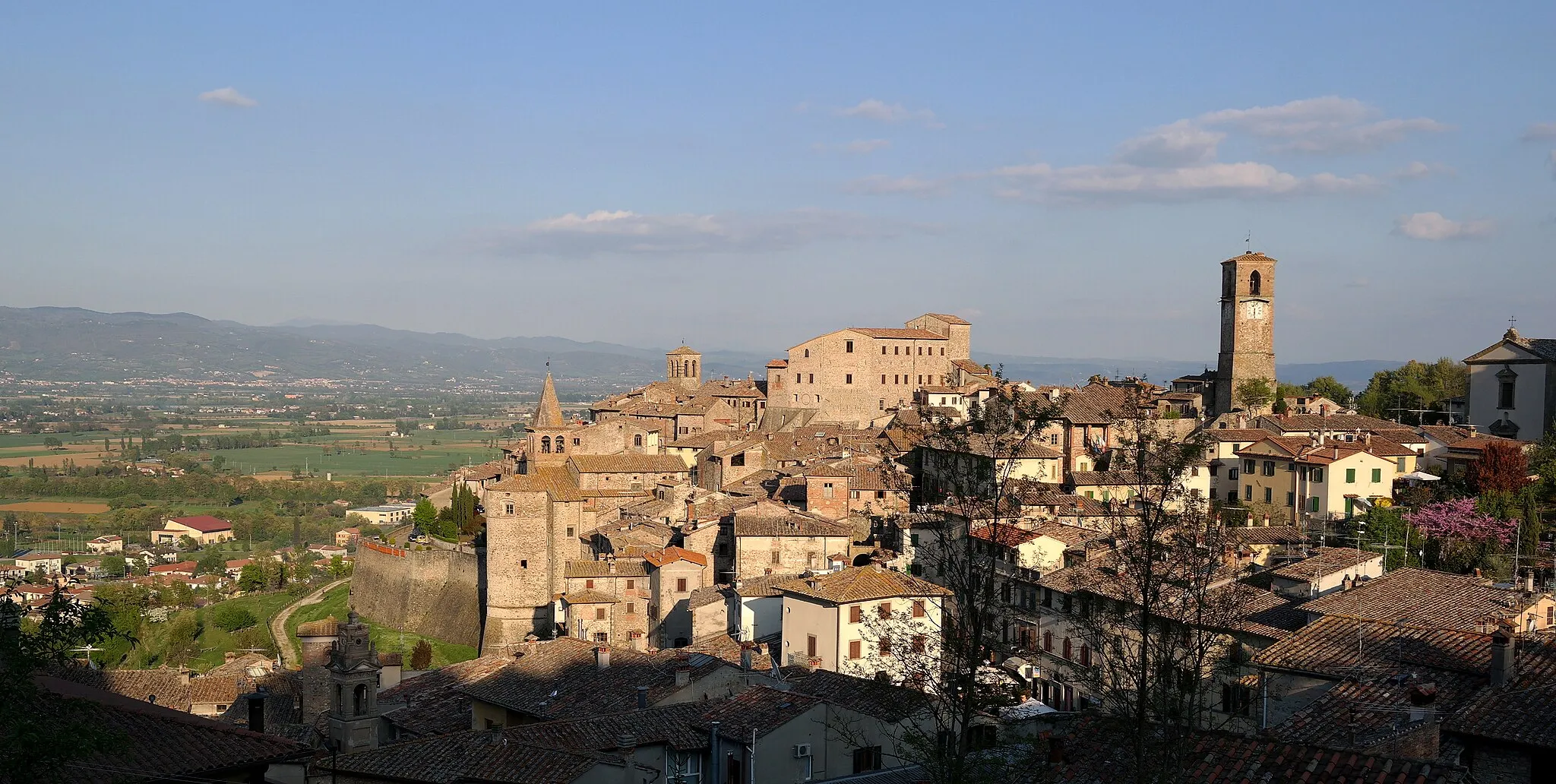 Photo showing: Veduta di Anghiari (Arezzo)