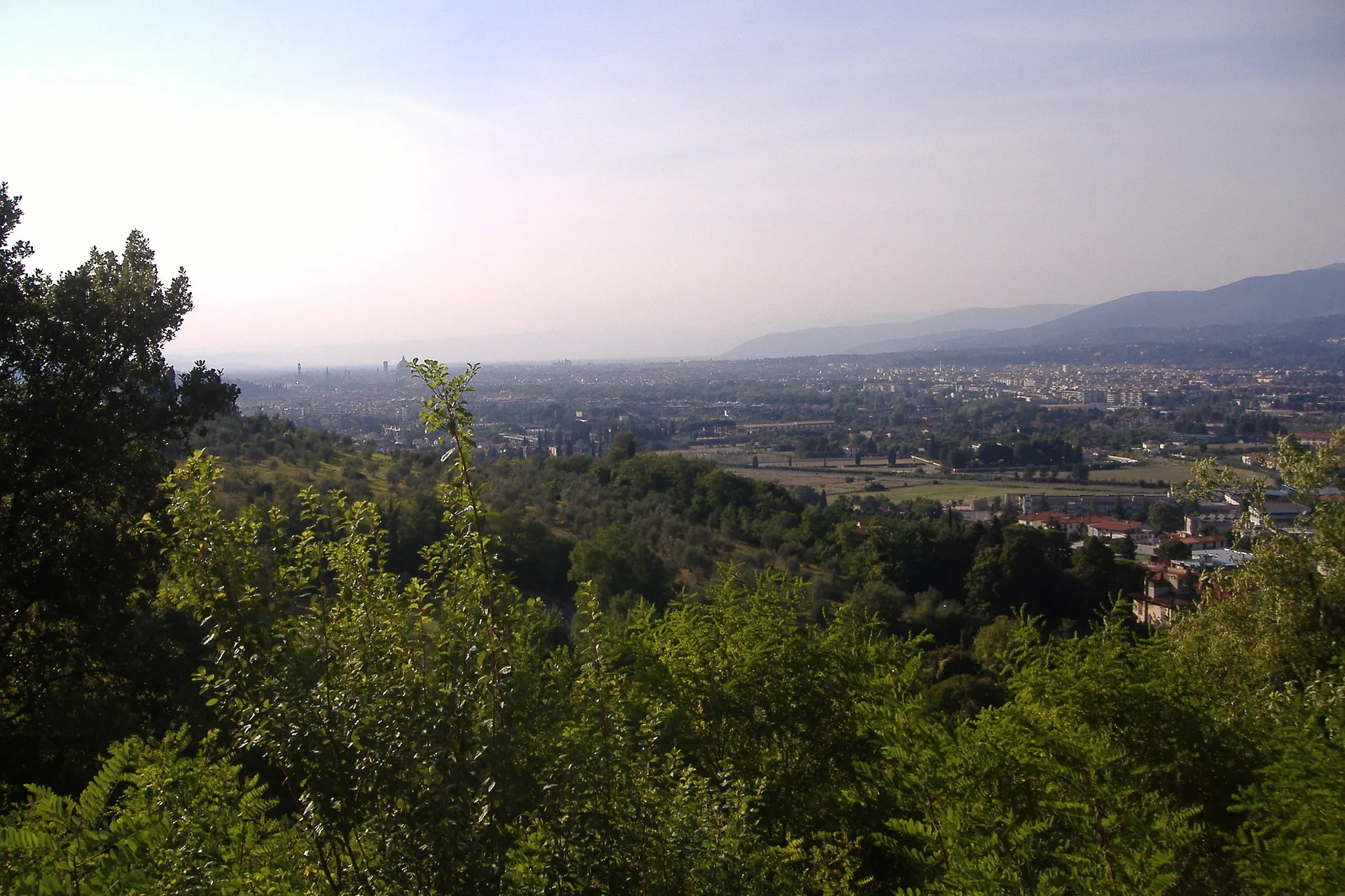 Photo showing: View from church of San Tommaso Baroncelli - Bagno a Ripoli - Florence -Italy
