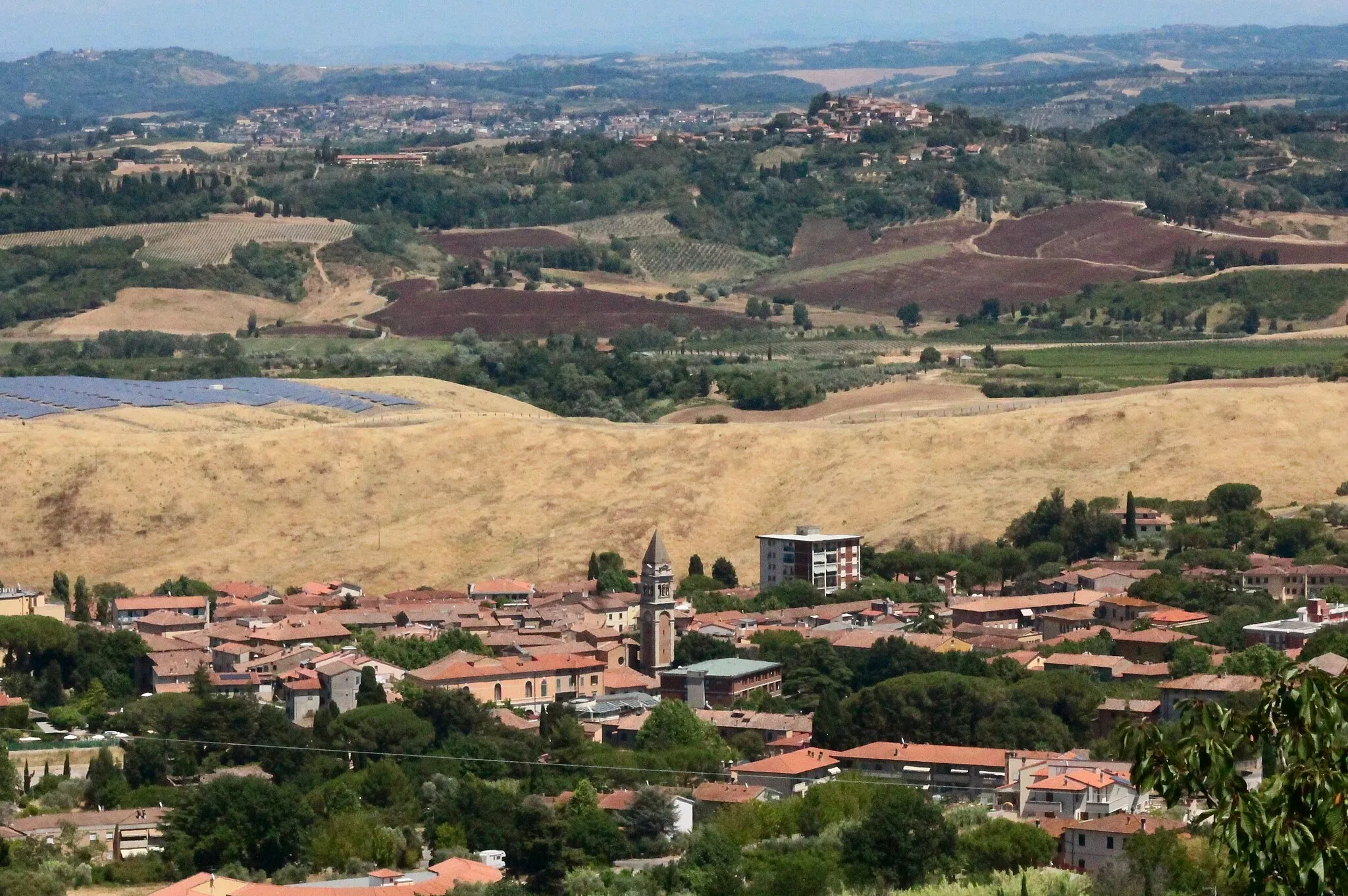 Photo showing: Panorama of Casciana Terme, hamlet of Casciana Terme Lari, Province of Pisa, Tuscany, Italy