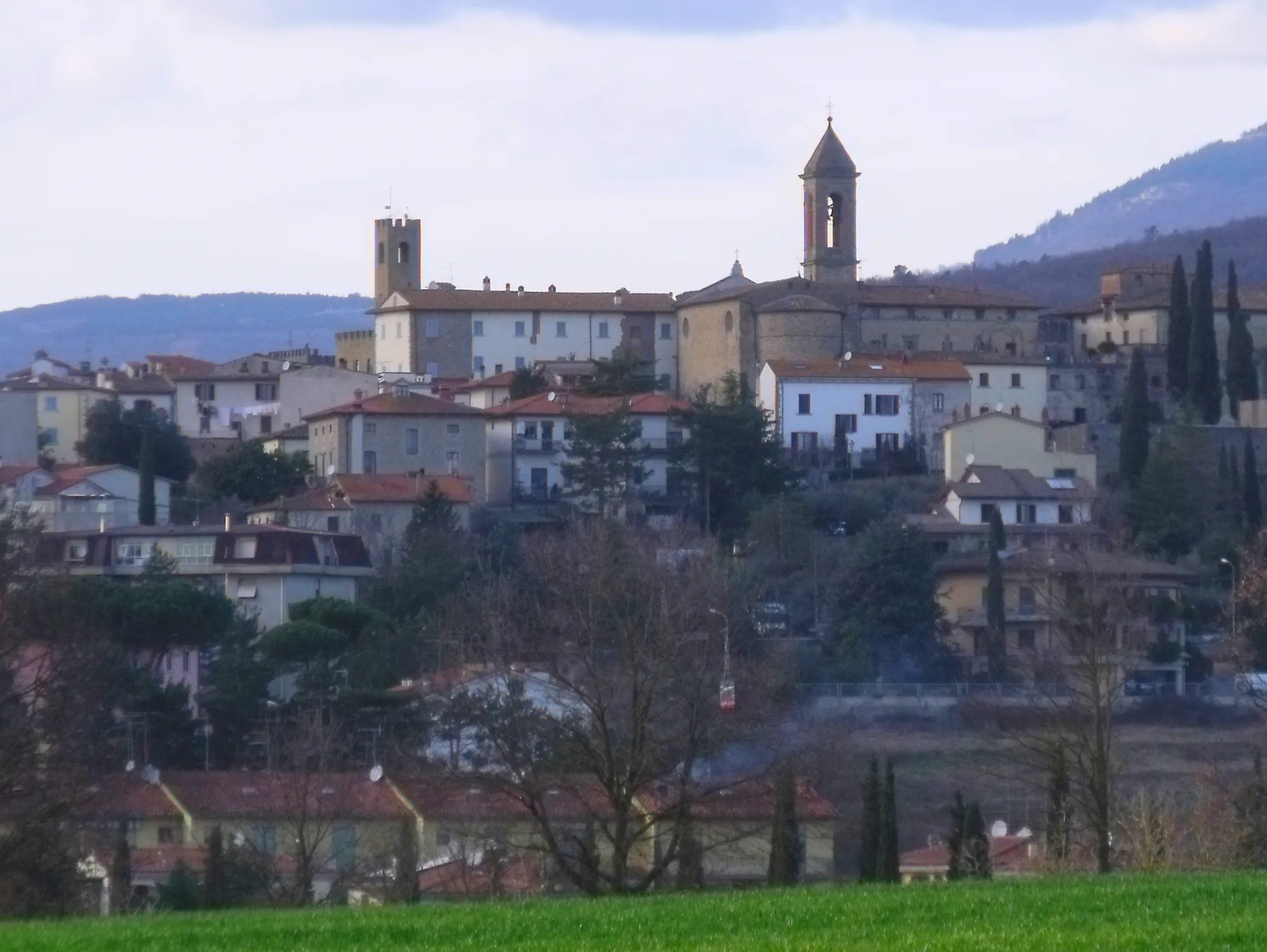 Photo showing: View of Castiglion Fibocchi, Province of Arezzo, Tuscany, Italy