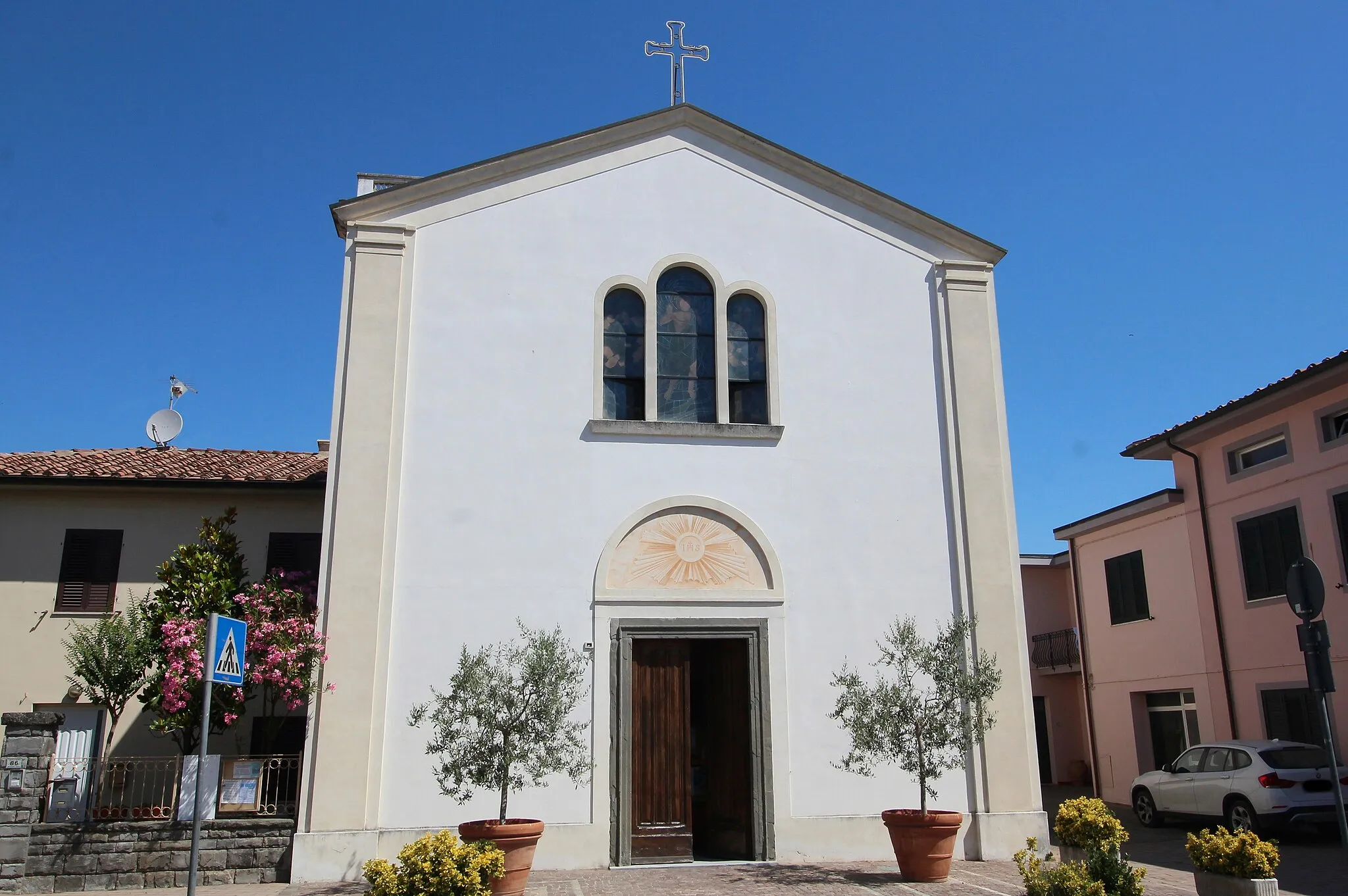 Photo showing: Church Sant'Andrea Apostolo, Cenaia, hamlet of Crespina Lorenzana, Province of Pisa, Tuscany, Italy