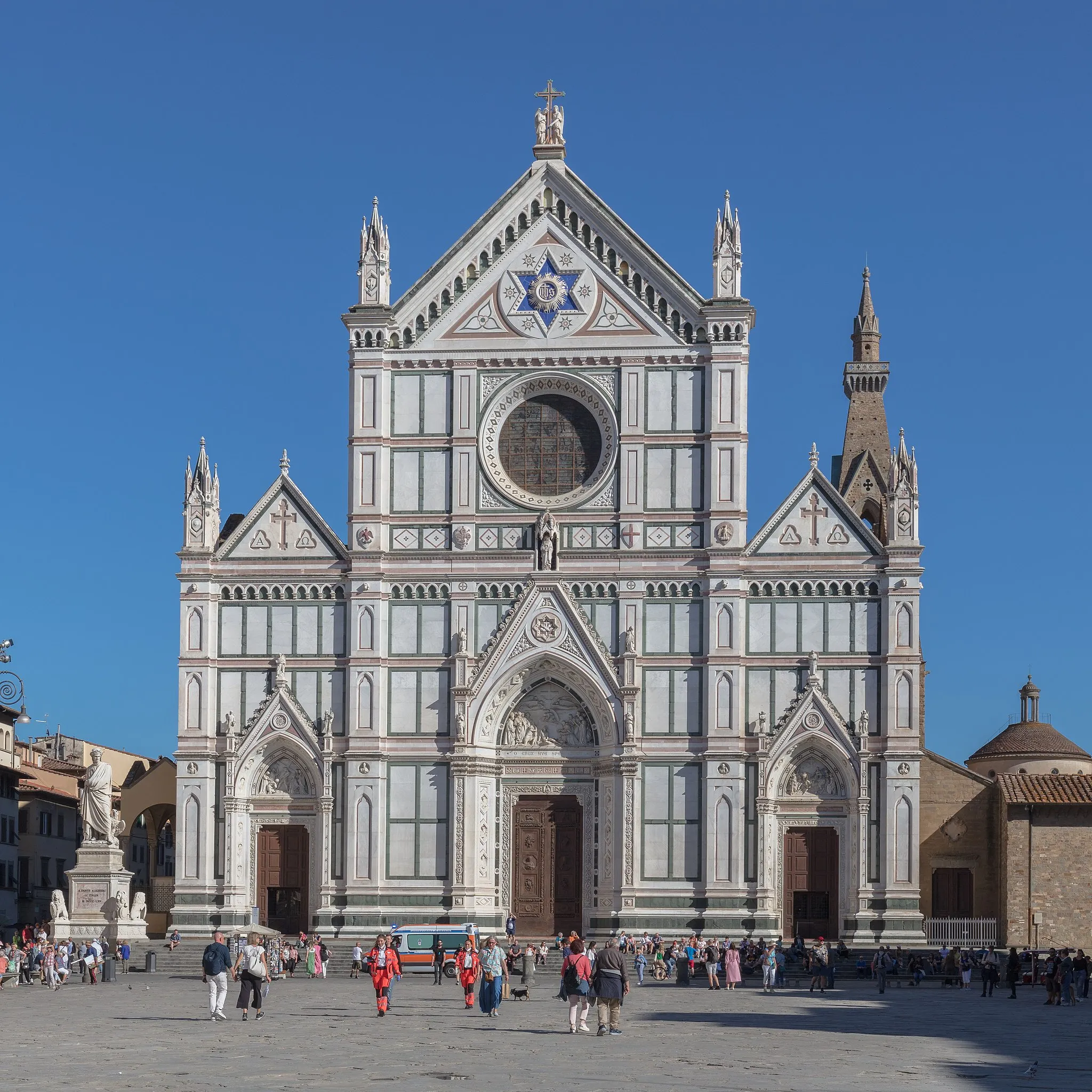 Photo showing: Basilica of Santa Croce, Florence, Italy