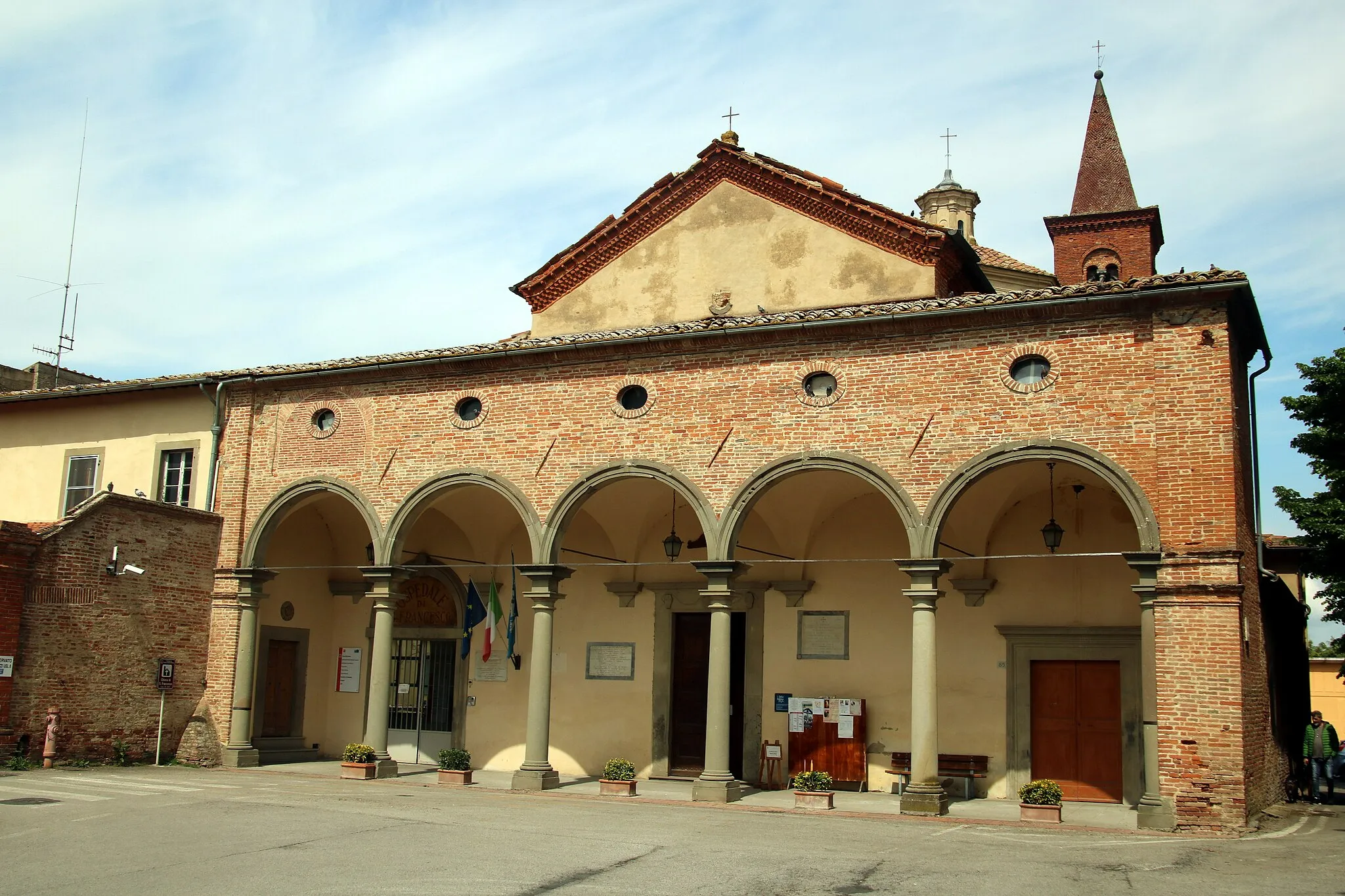 Photo showing: Chiesa di San Francesco in Chianacce (Foiano della Chiana), esterno