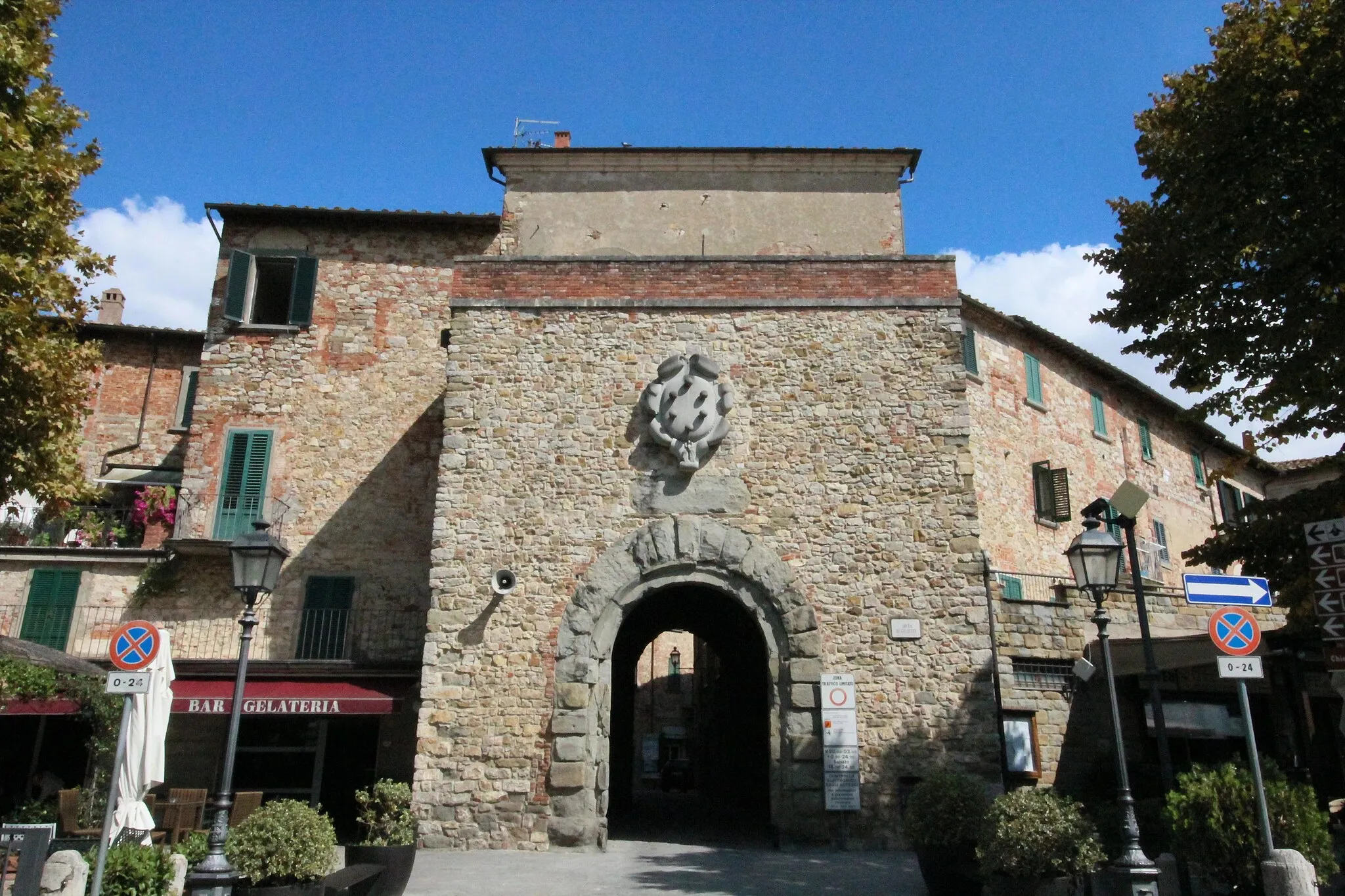 Photo showing: Defensive Gate Porta San Giusto in Lucignano, Valdichiana, Province of Arezzo, Tuscany, Italy