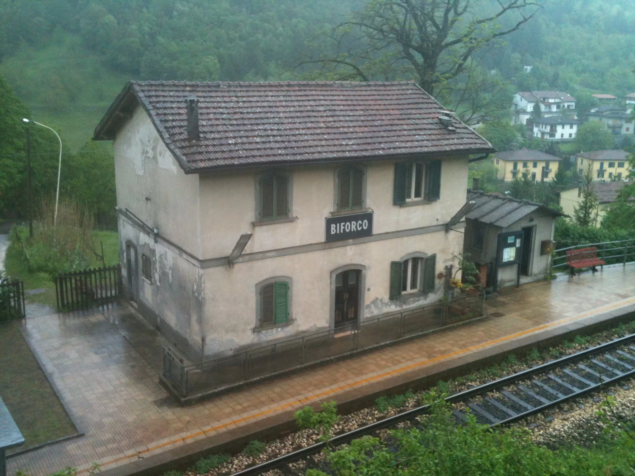 Photo showing: Stazione di Biforco (Marradi - FI)