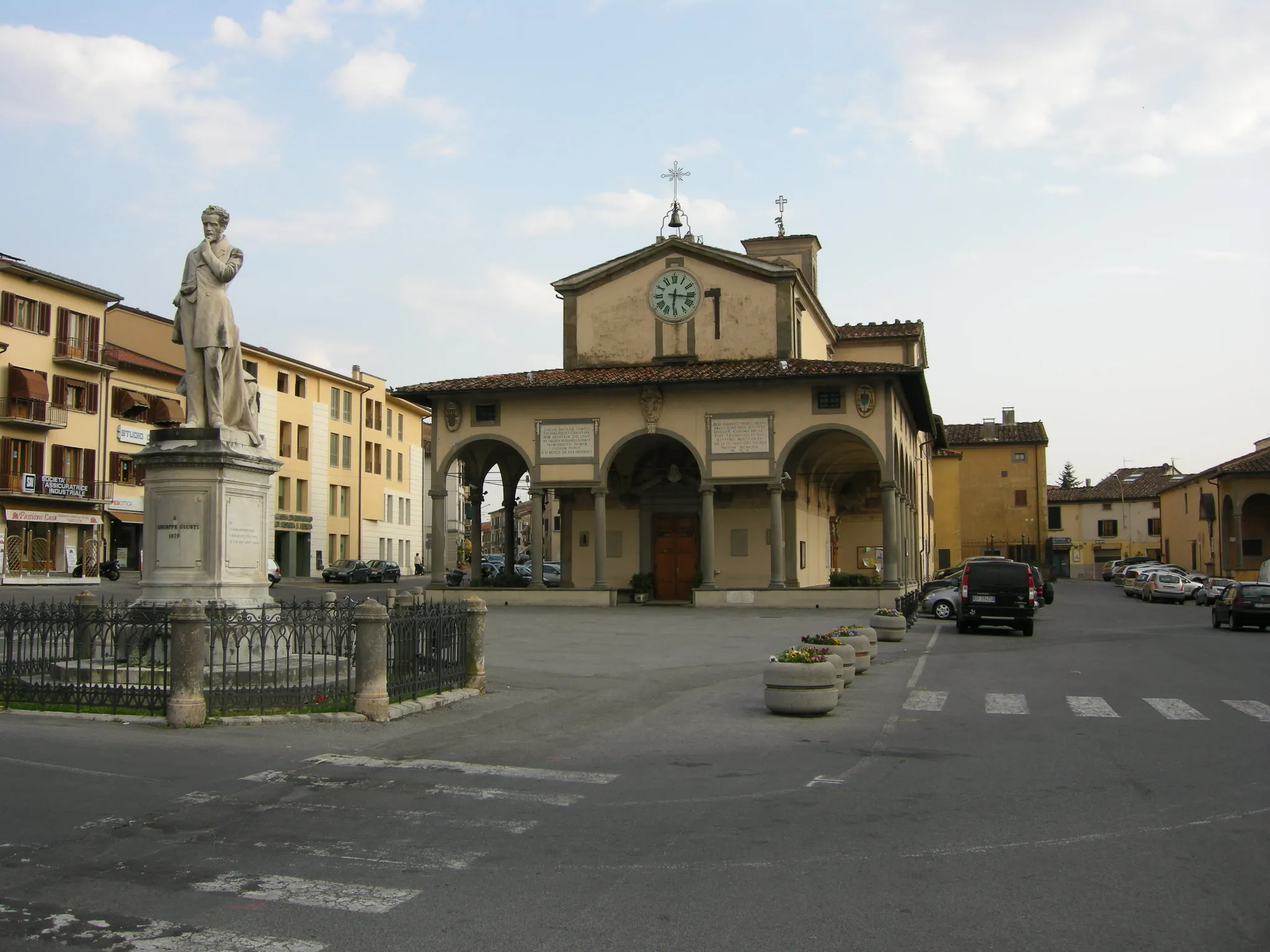 Photo showing: Monsummano piazza giusti