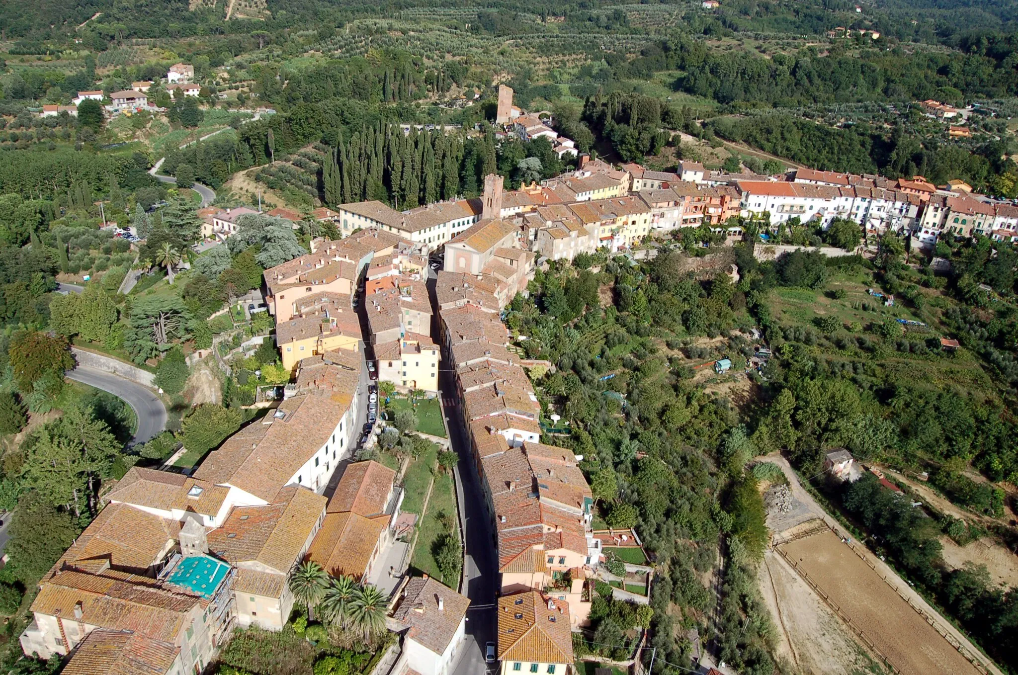 Photo showing: Veduta aerea di Montopoli
