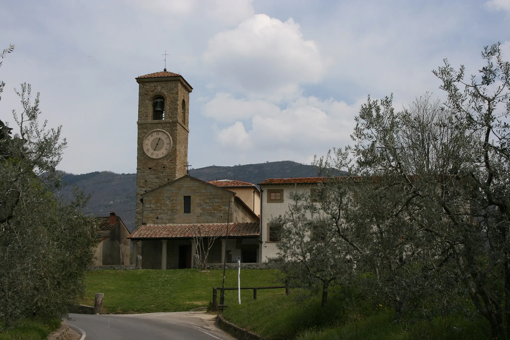 Photo showing: Church of St. Agata in Arfoli, Reggello (FI), Tuscany