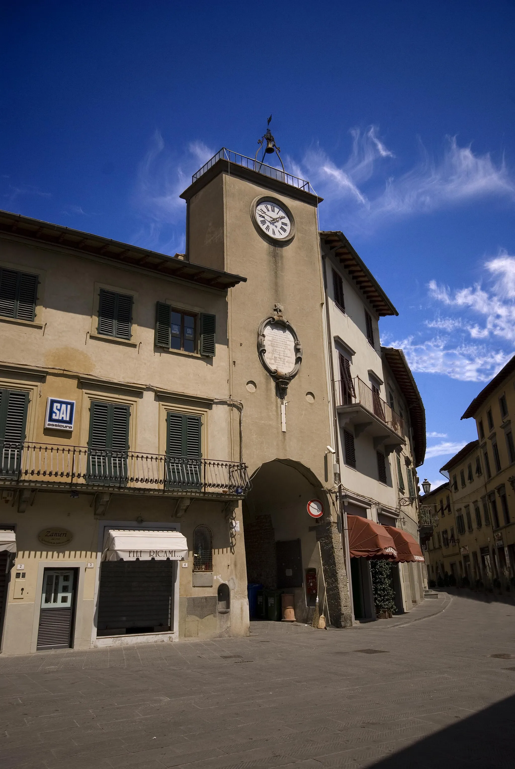 Photo showing: Torre dell'Orologio a San Casciano in Val di Pesa