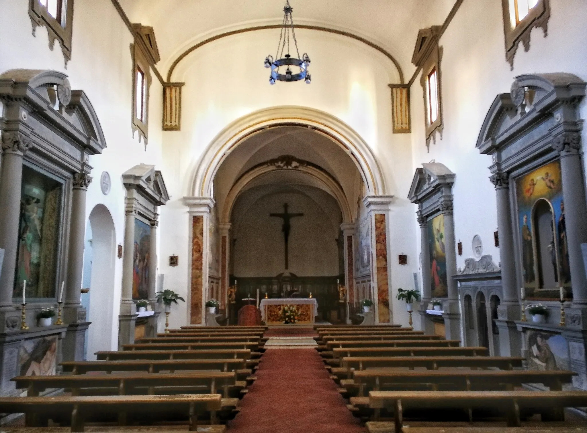 Photo showing: Chiesa di San Francesco (Pelago), Interno