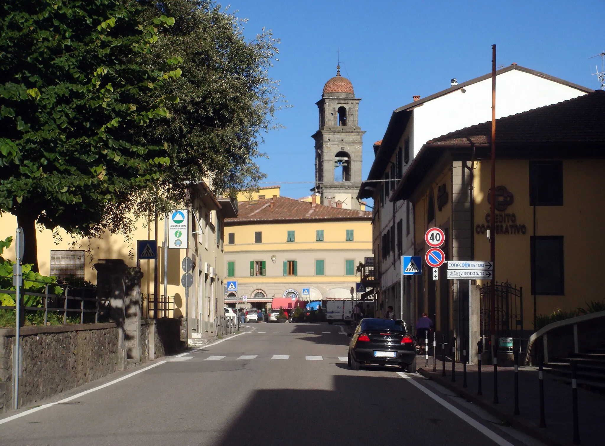 Photo showing: Main street in San Marcello Pistoiese