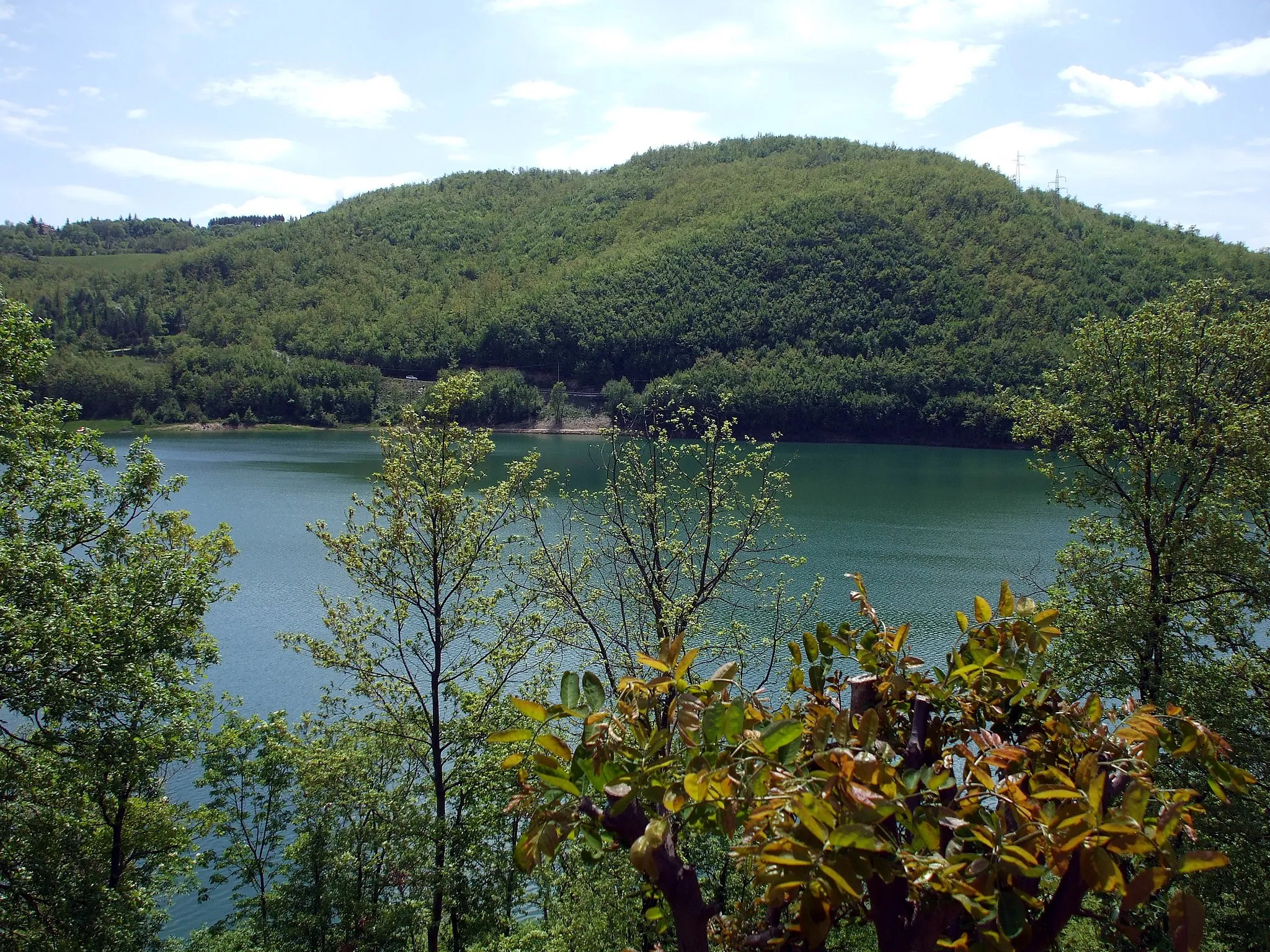 Photo showing: Il lago di Montedoglio