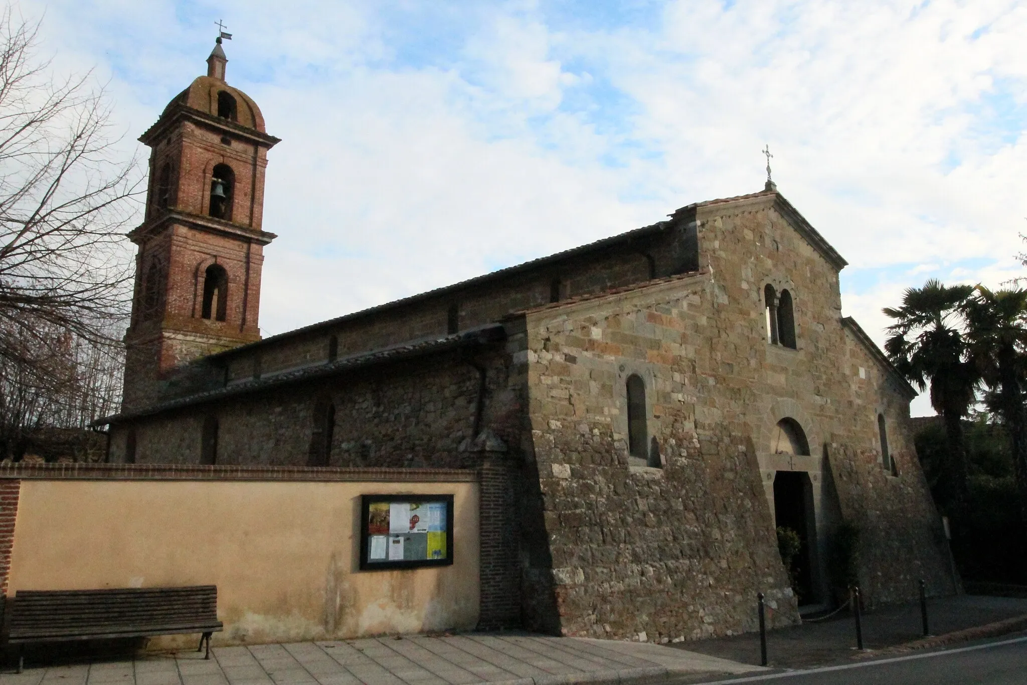 Photo showing: Church San Pietro ad Mensula, Pieve di Sinalunga, Sinalunga, Valdichiana, Province of Siena, Tuscany, Italy