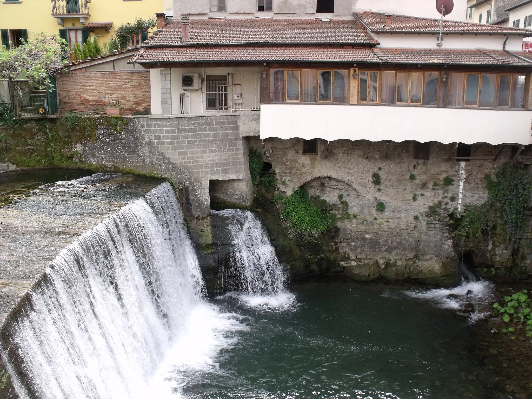 Photo showing: The Staggia River in Stia, Casentino, Province of Arezzo, Tuscany, Italy