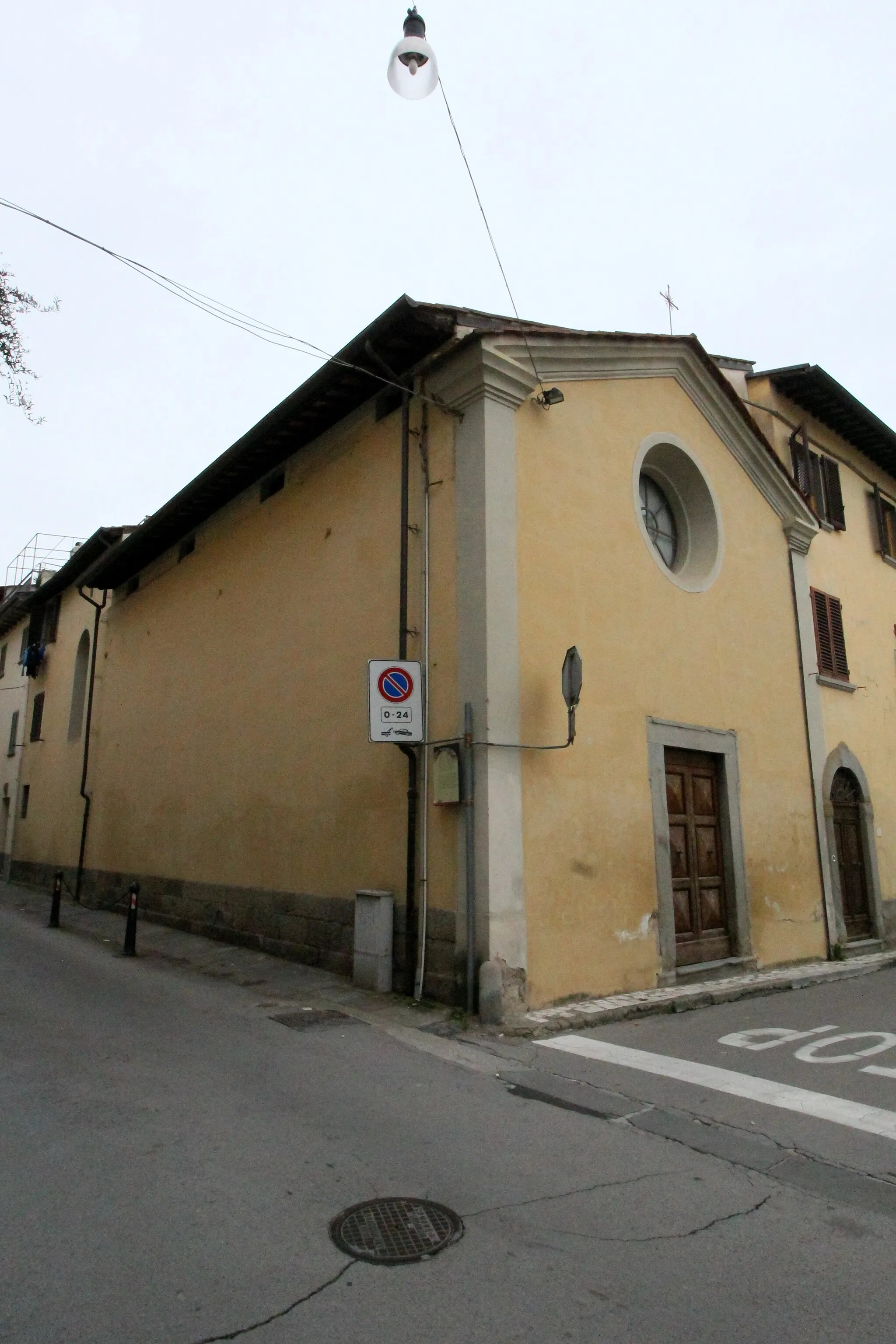 Photo showing: Church San Biagio ai Mori, walled center of Terranuova Bracciolini, Province of Arezzo, Tuscany, Italy