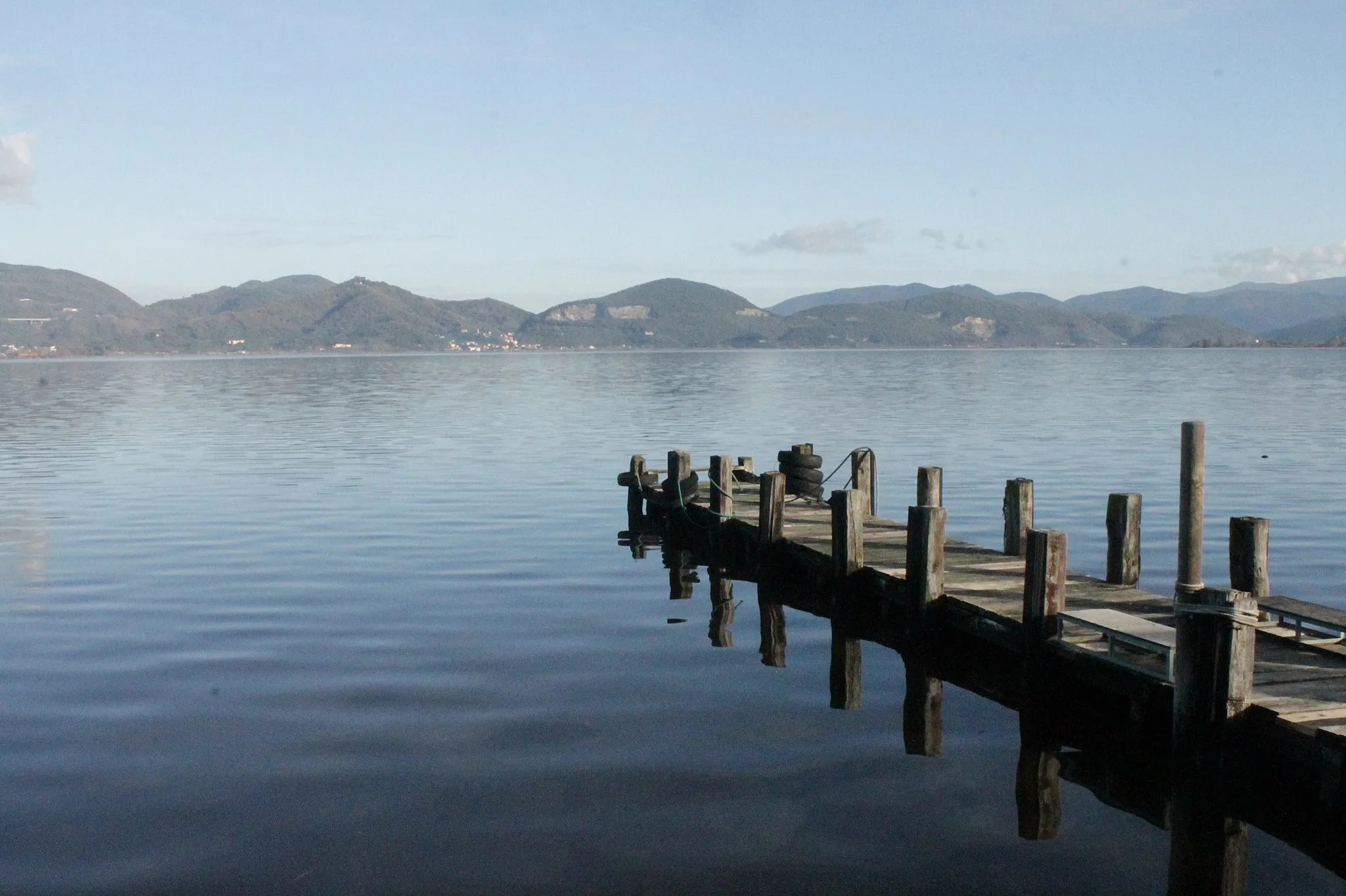 Photo showing: Lake Massaciuccoli from Torre del Lago