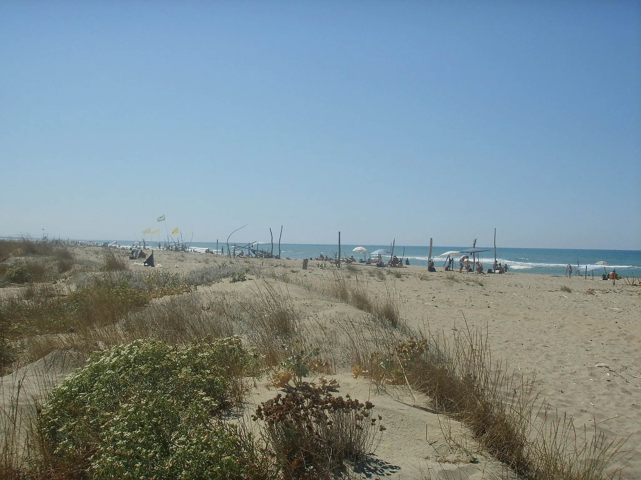 Photo showing: Viareggio, 
torre_del_lago,_spiagga_lecciona.

in Viareggio, italy