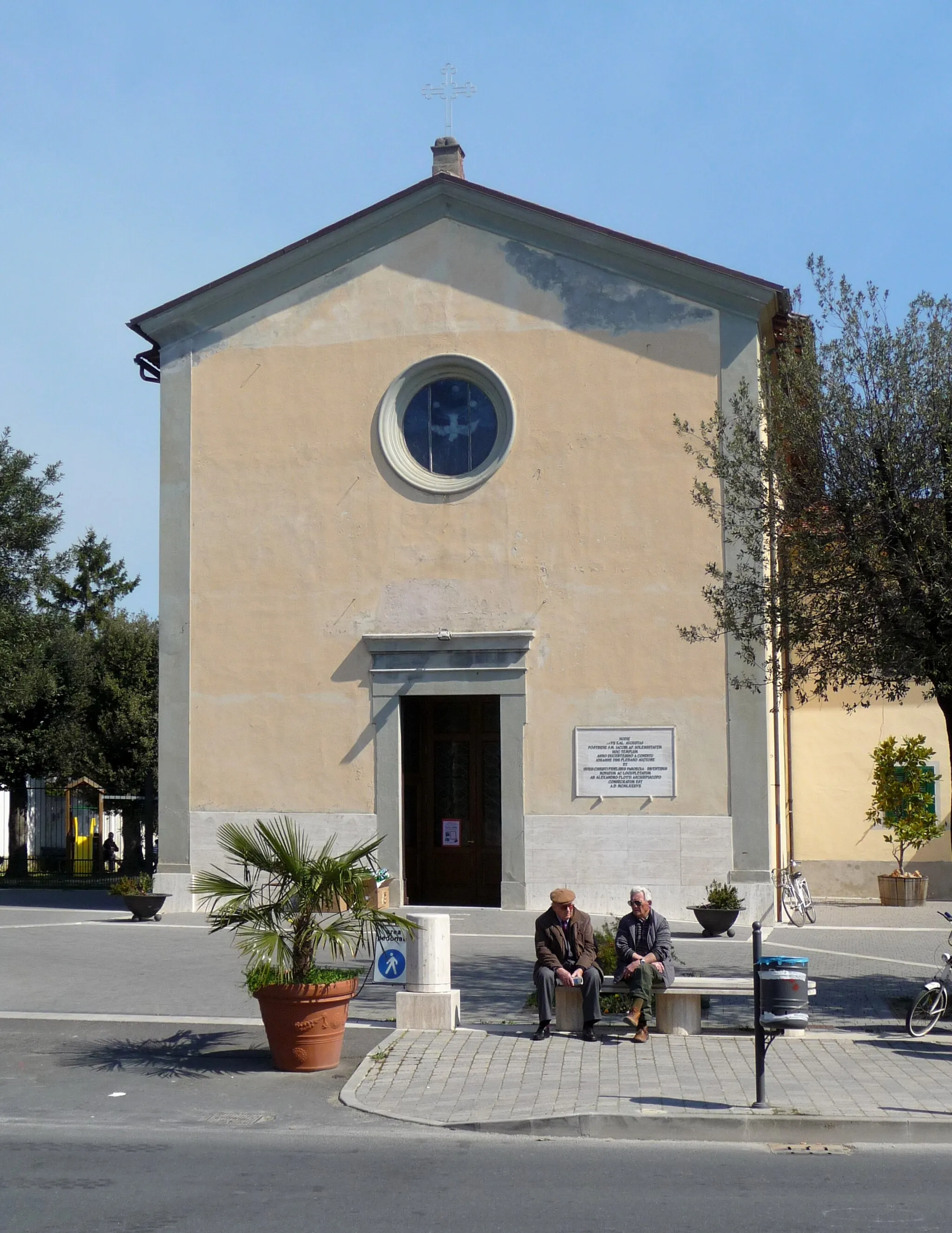 Photo showing: Church "Chiesa di San Jacopo", Vicarello, Collesalvetti, Province Livorno, Italy