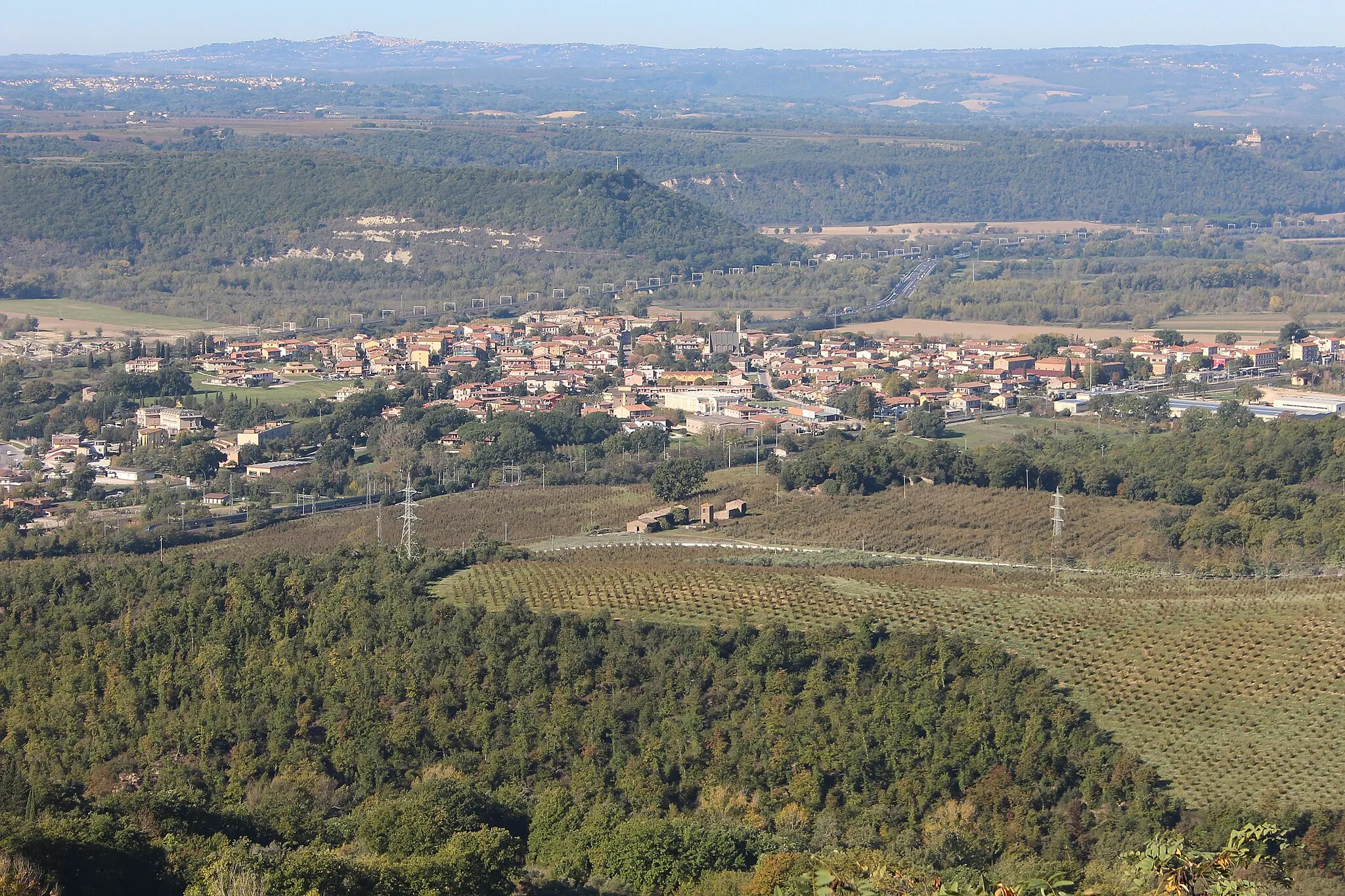 Photo showing: Panorama of Attigliano, Province of Terni, Umbria, Italy