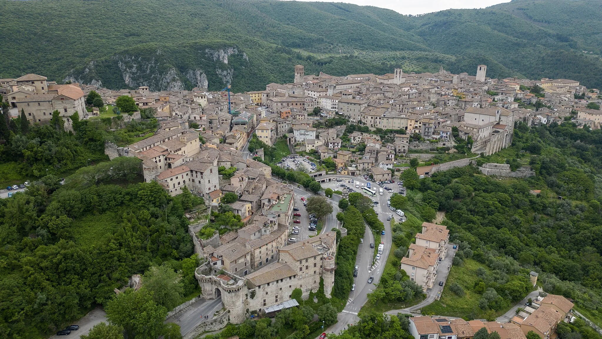 Photo showing: Narni con Drone