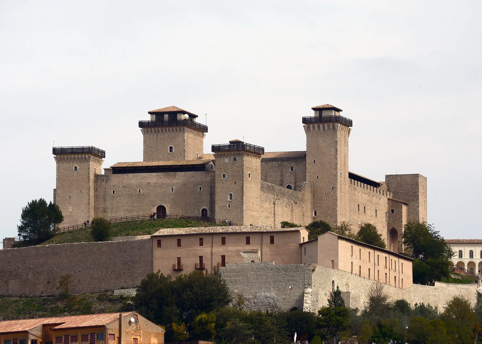 Photo showing: Rocca Albornoziana, Spoleto