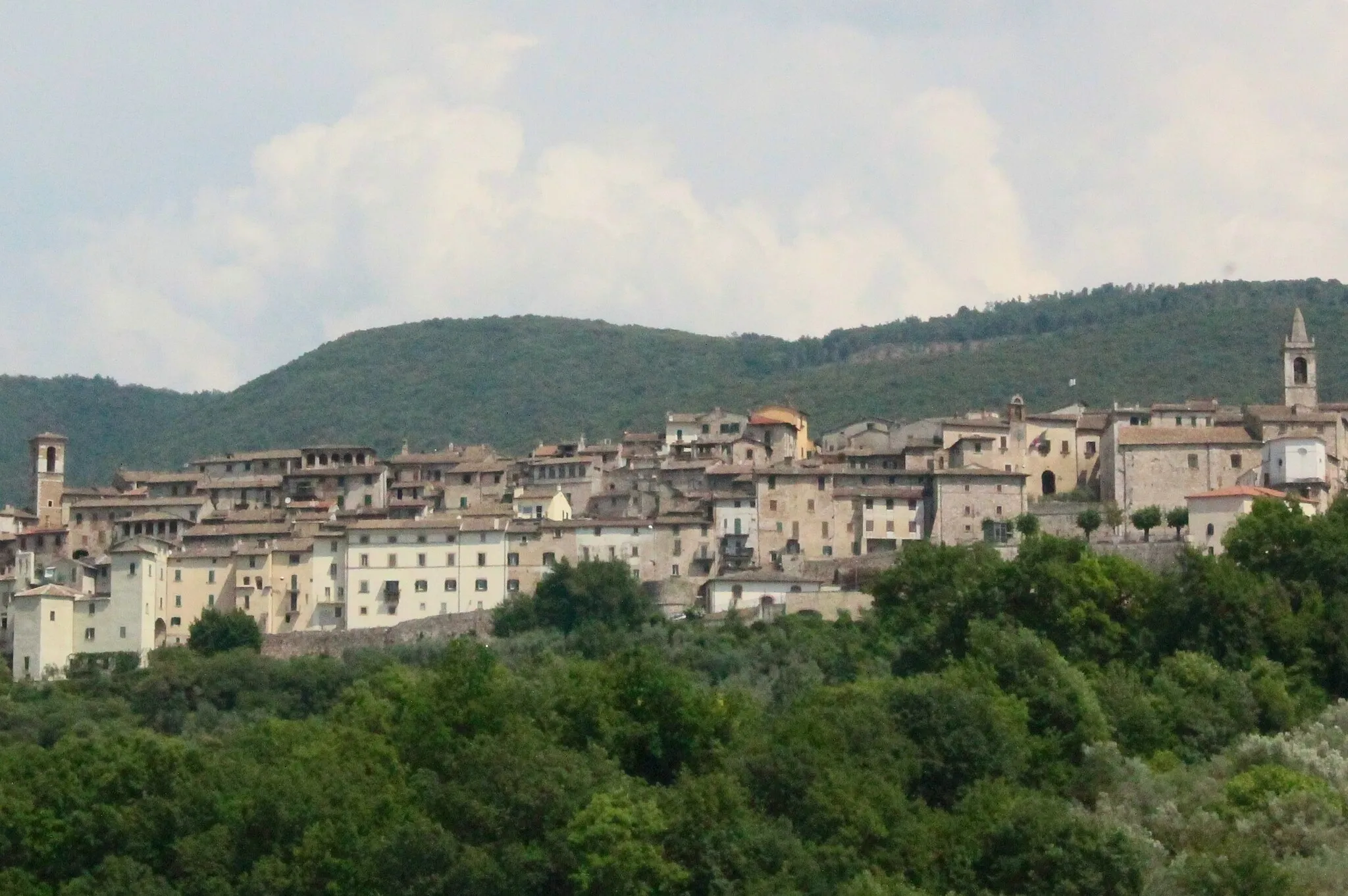 Photo showing: Panorama of Stroncone, Province of Terni, Umbria, Italy