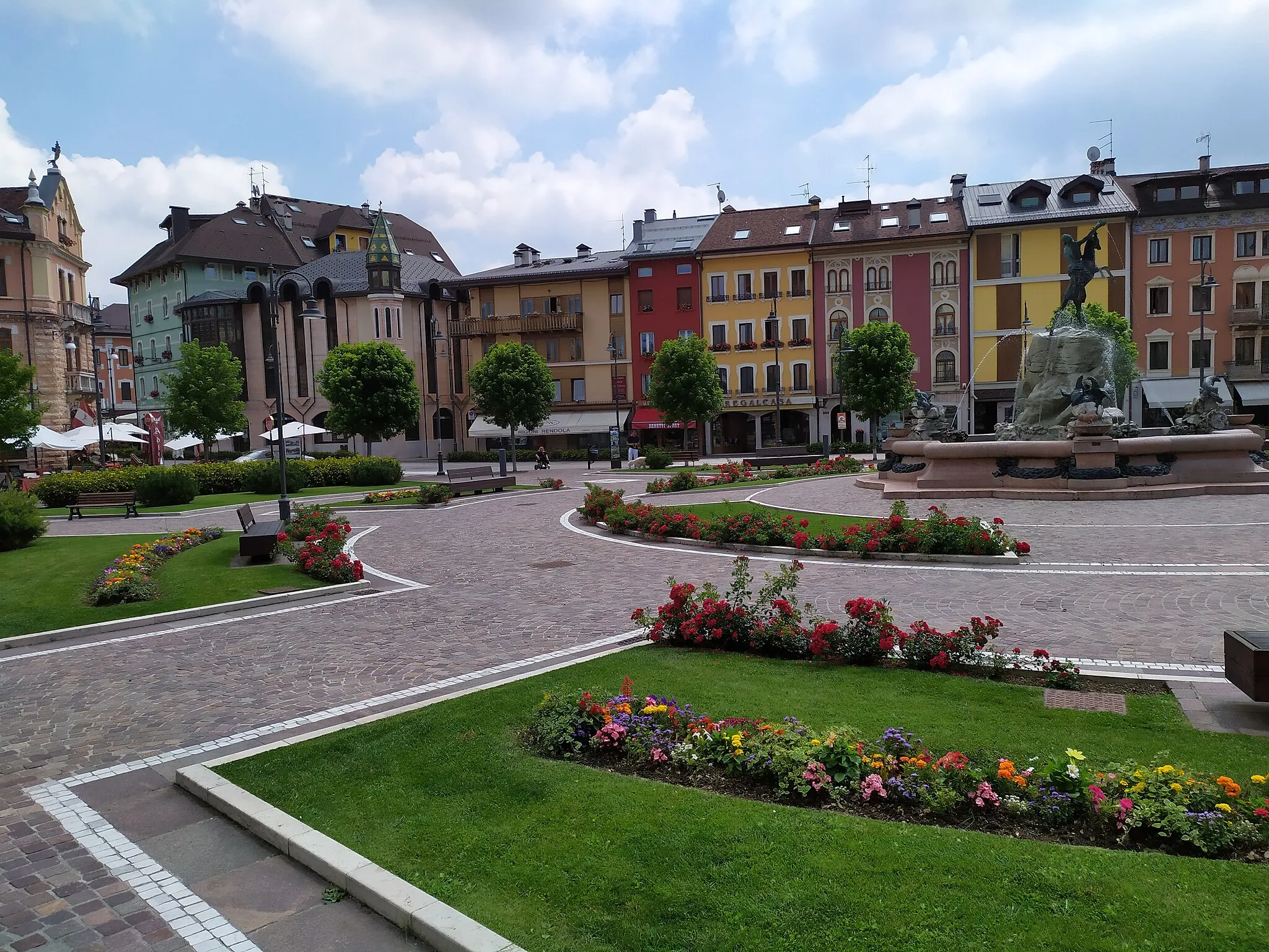 Photo showing: piazza Carli, Asiago