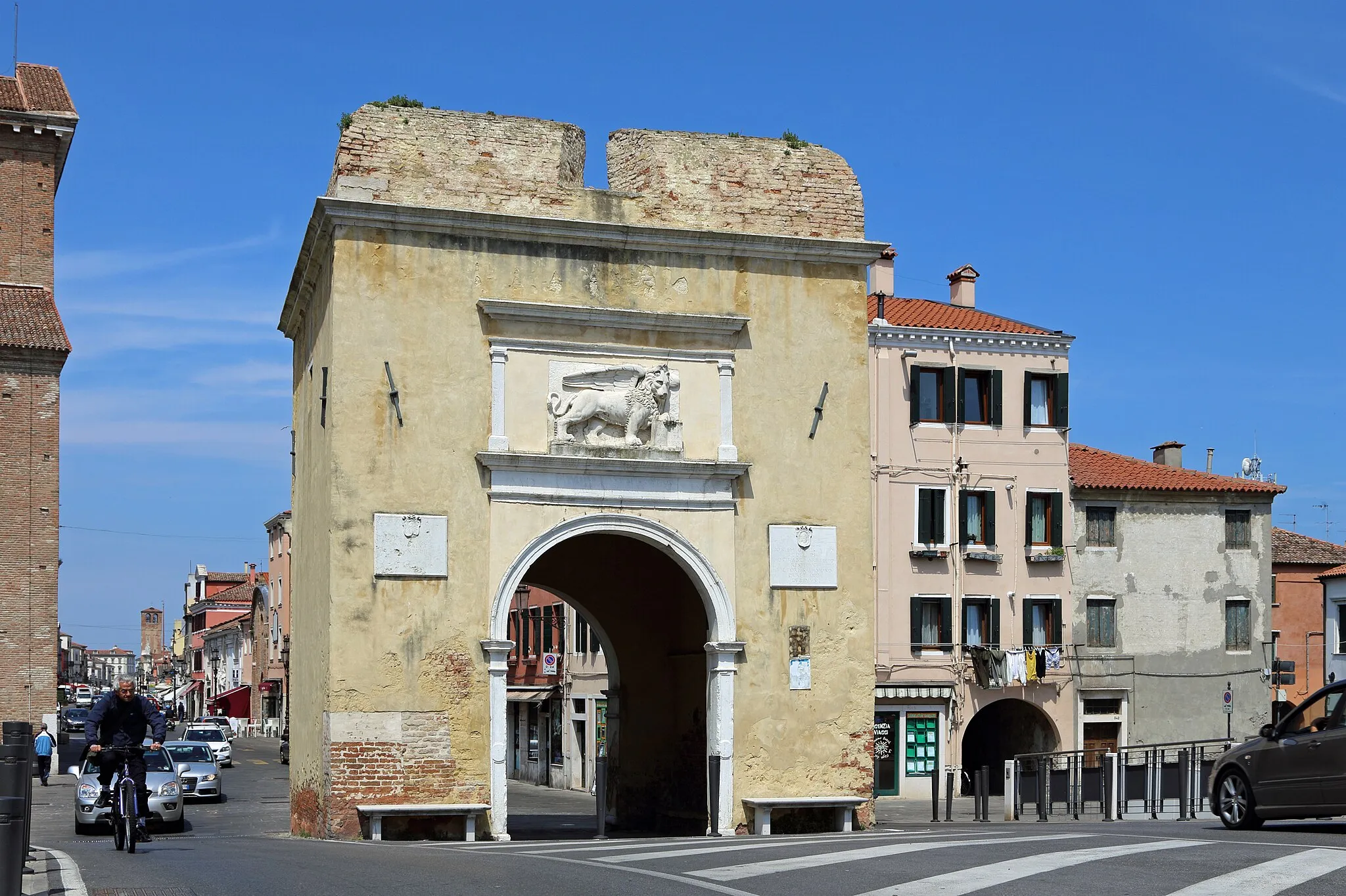 Photo showing: Chioggia (Venice, Italy): the Porta di Santa Maria or Porta Garibaldi