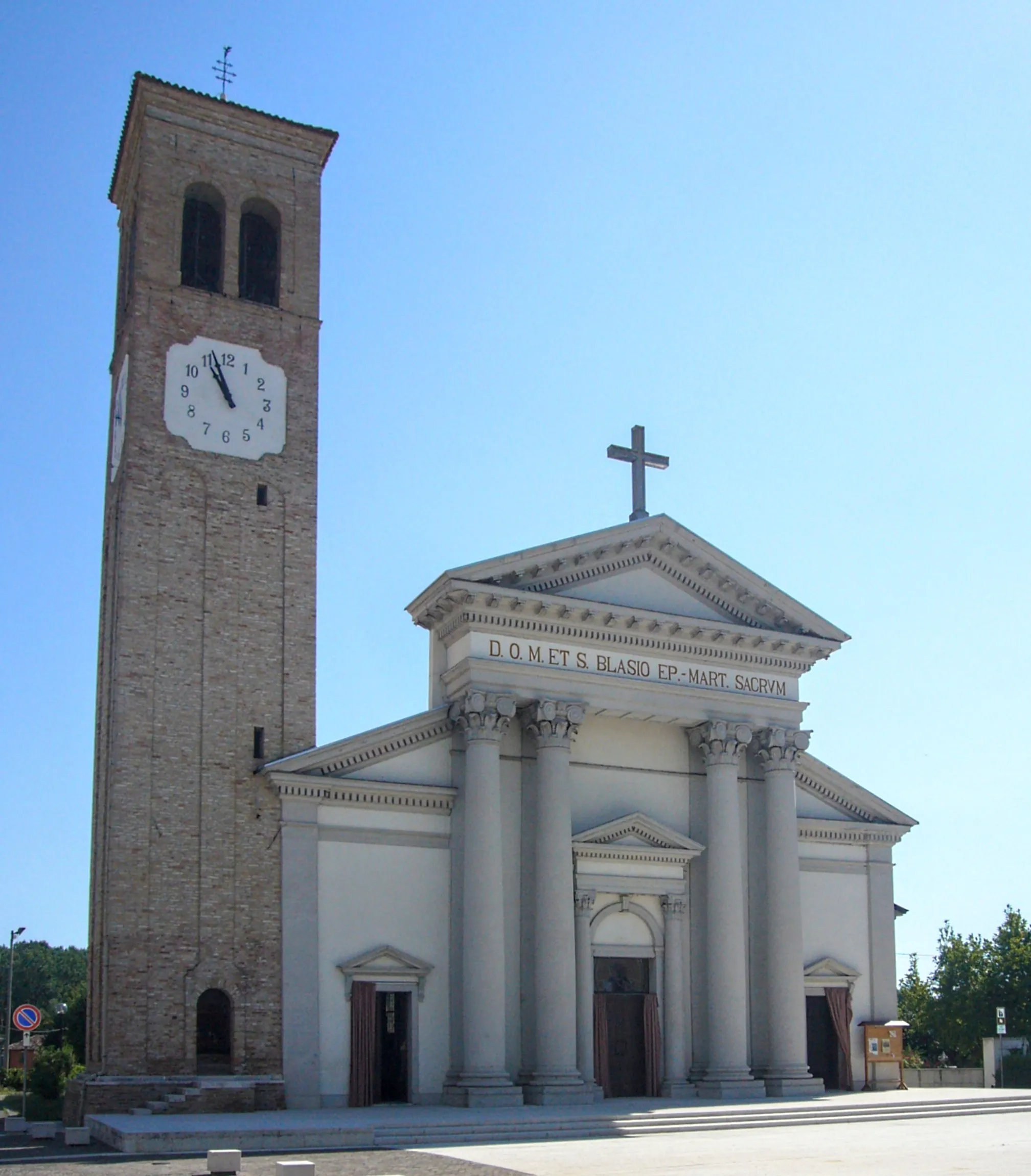 Photo showing: La chiesa parrocchiale di San Biagio a Cinto Caomaggiore
