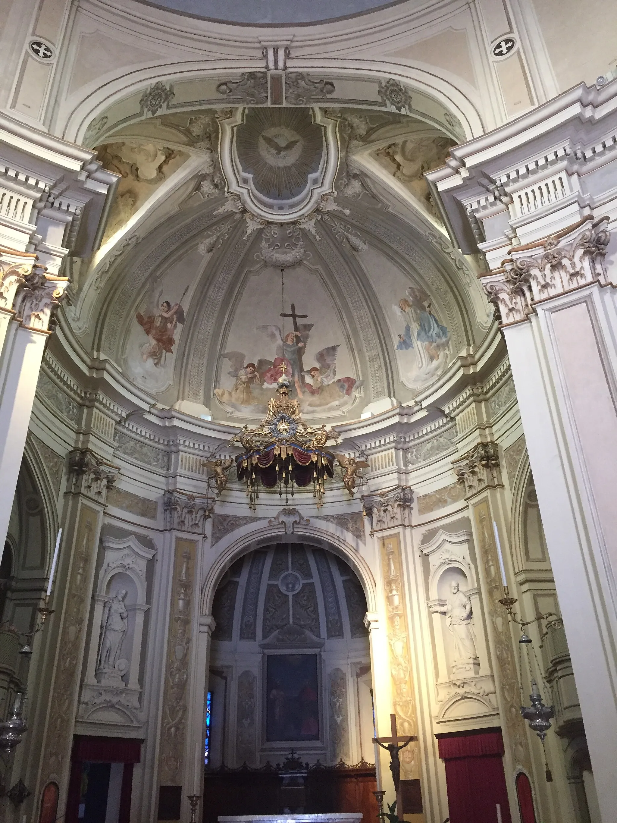 Photo showing: Interno, chiesa di sant'Antonino martire, Ficarolo (Rovigo)
