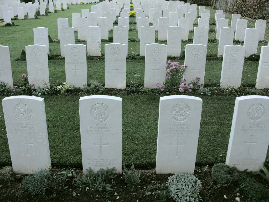 Photo showing: Cimitero inglese di Giavera del Montello