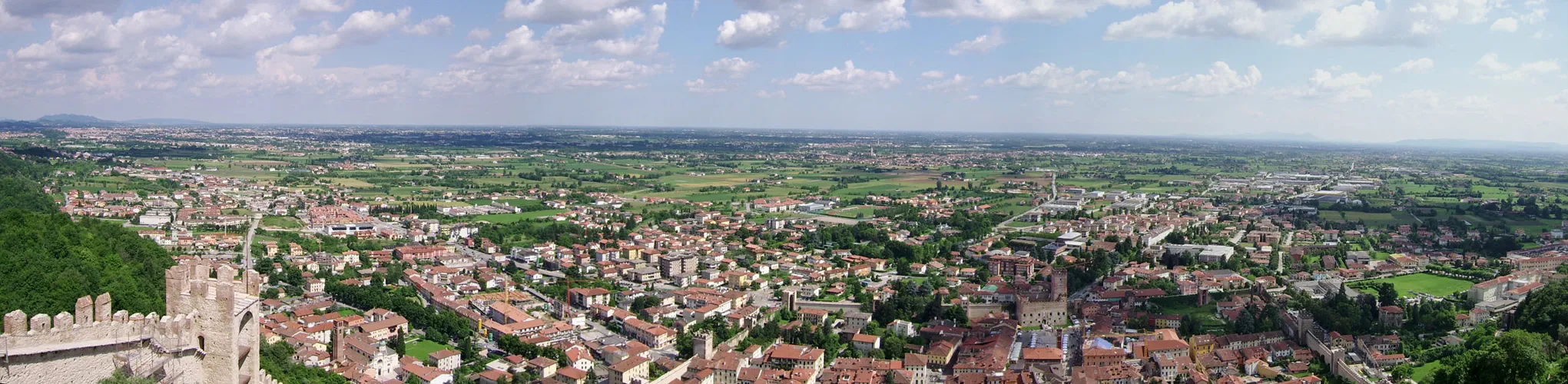 Photo showing: Marostica, panorama.