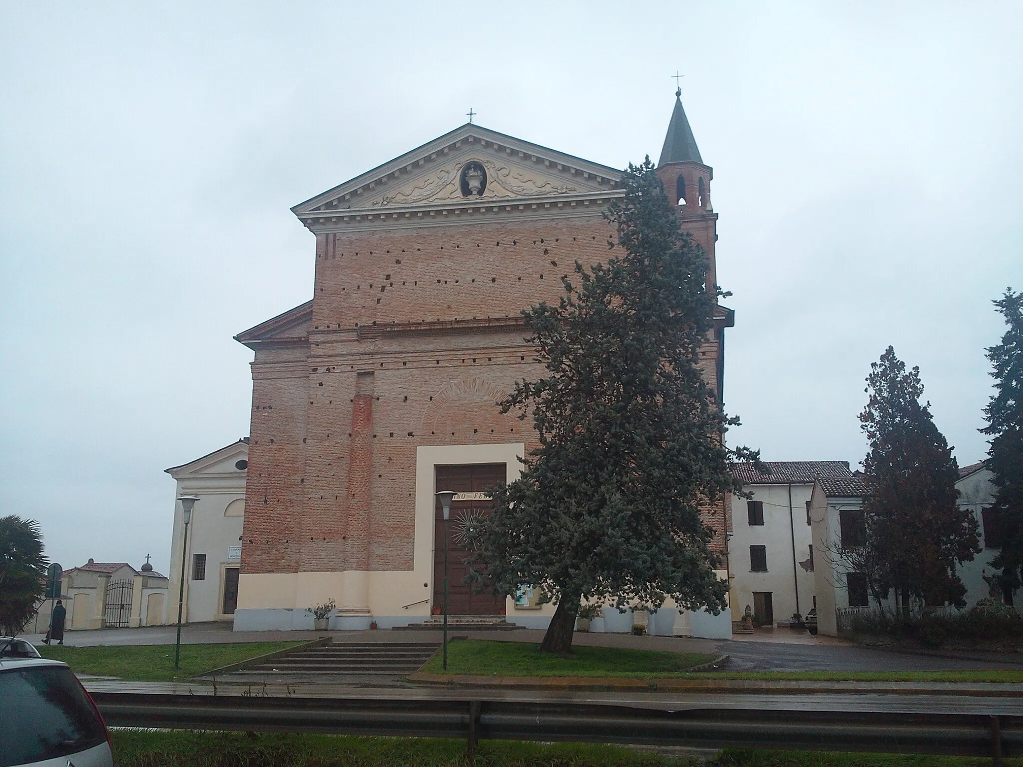 Photo showing: Chiesa Parrocchiale di Caselle, frazione di Nogara.