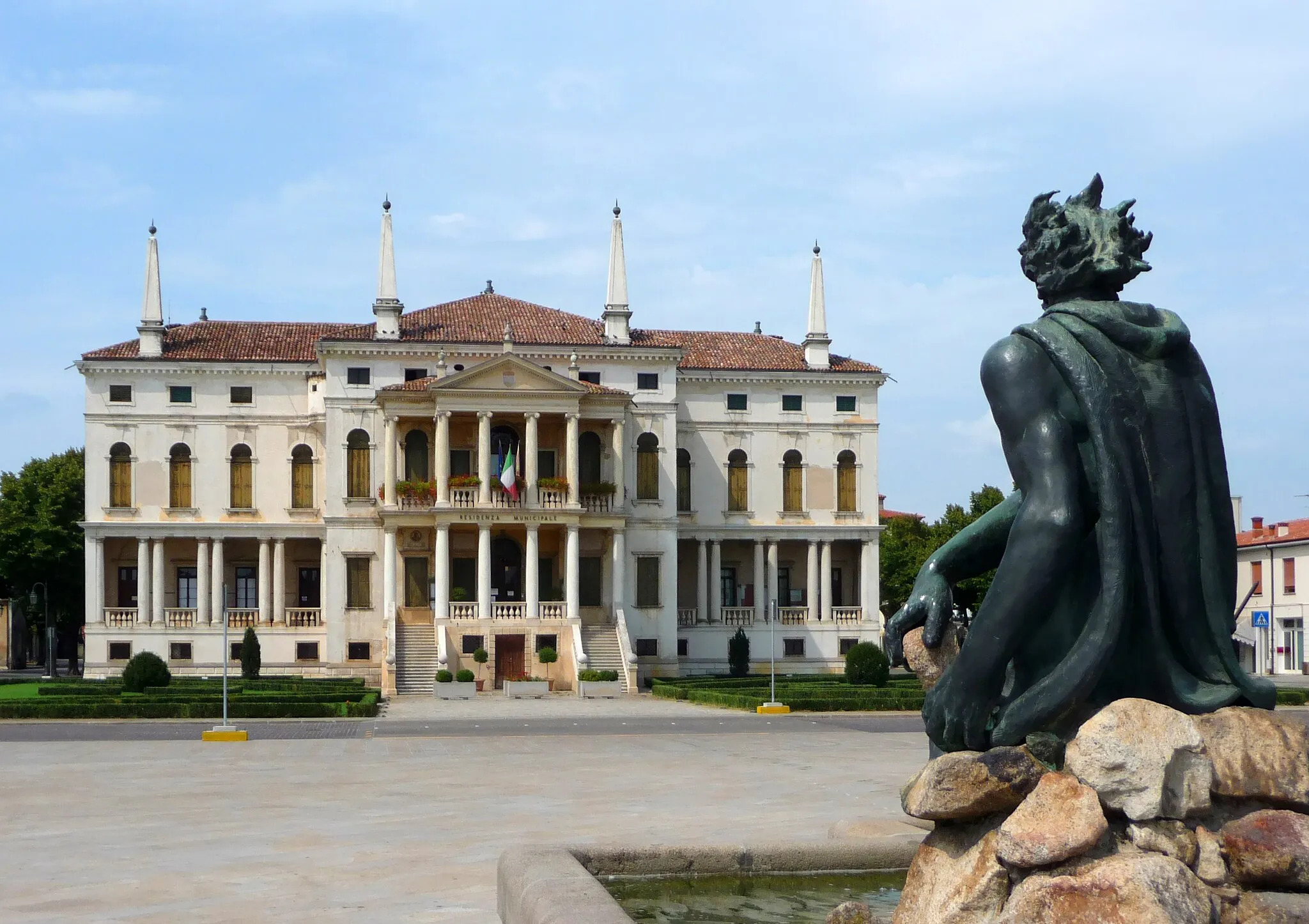 Photo showing: Villa Barbarigo in Noventa Vicentina, Province of Vicenza, Italy. Late 16th century.