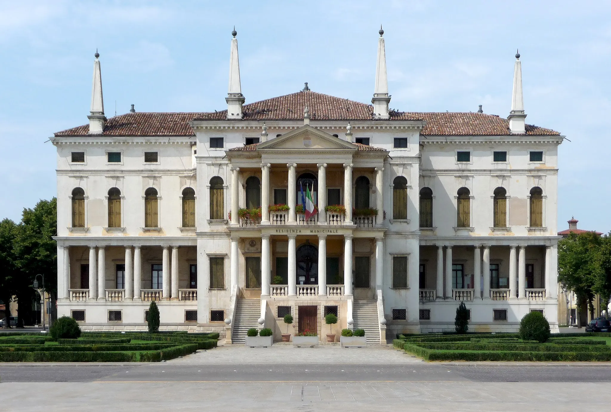 Photo showing: Villa Barbarigo in Noventa Vicentina, Province of Vicenza, Italy. Late 16th century.