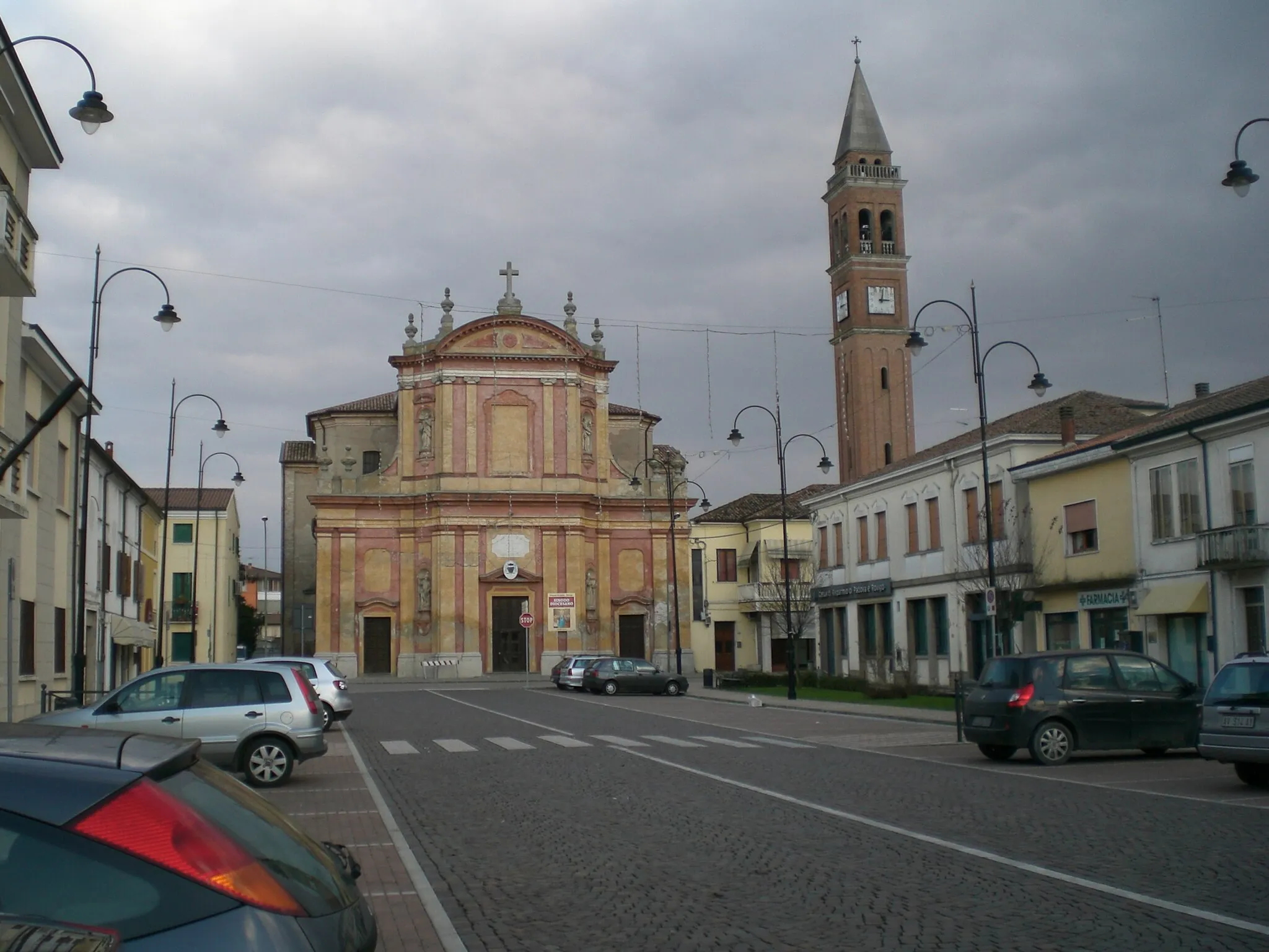 Photo showing: Occhiobello (Rovigo, Italy), San Lorenzo's church