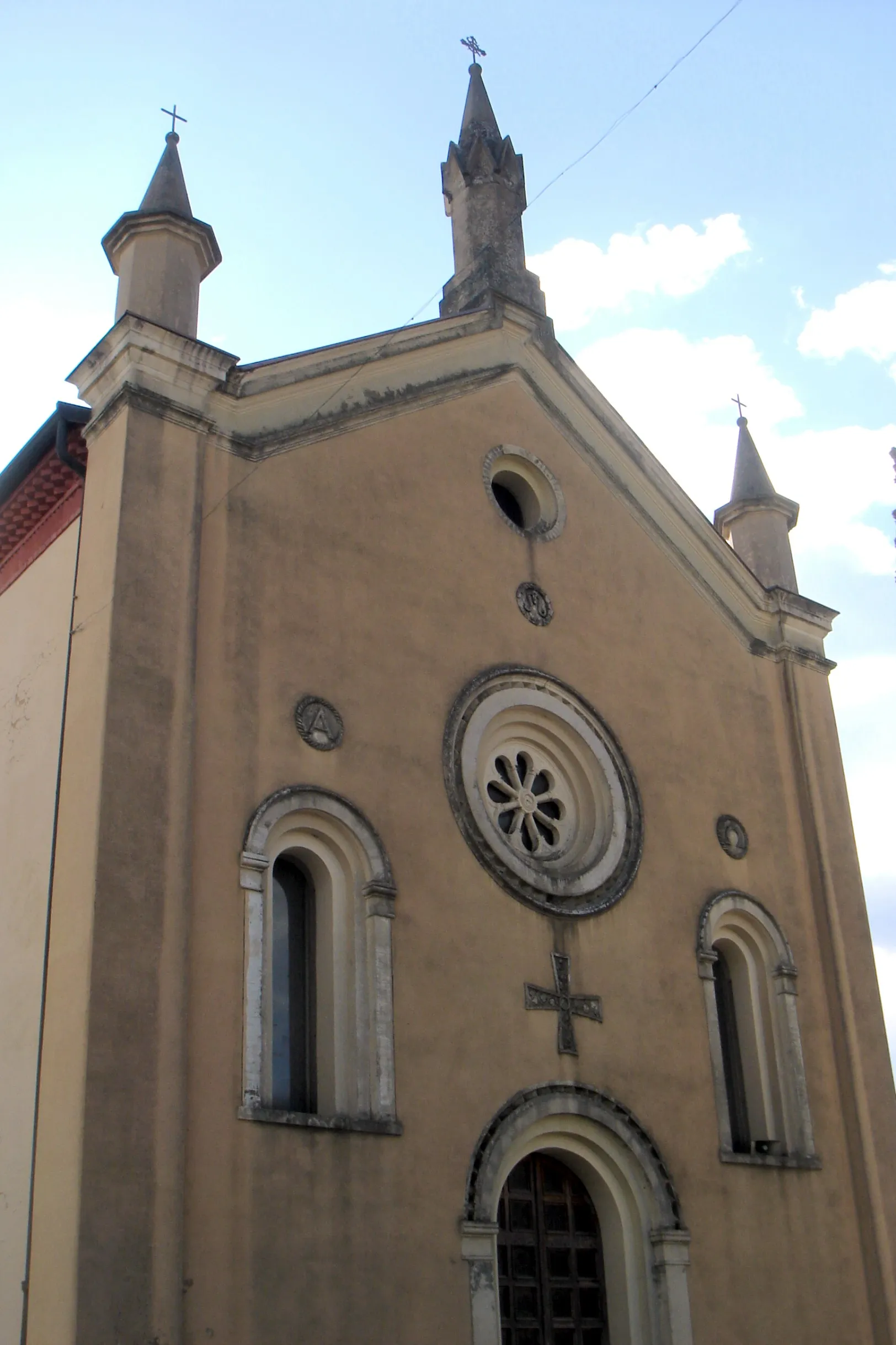 Photo showing: San Fior di Sotto. Chiesa di Santa Giustina. Facciata