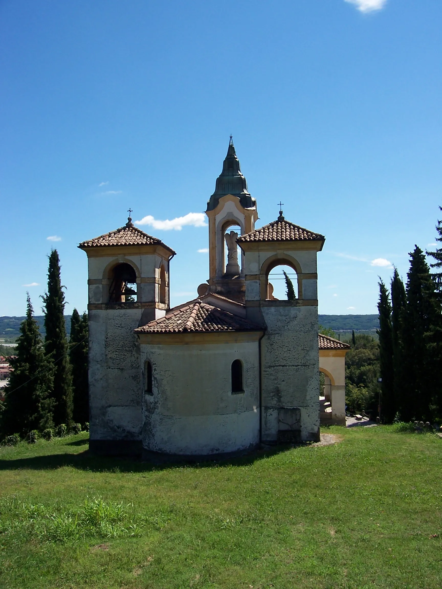 Photo showing: View of Vidor Castle, Treviso province