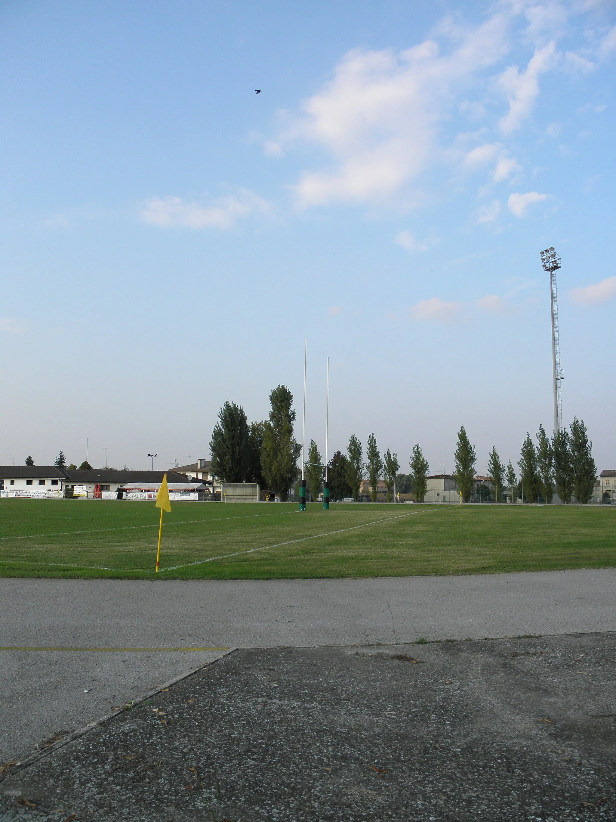 Photo showing: Villadose, lo Stadio Rugby Villadose sito in Via Pelandra, impianto dove gioca l'ASD Rugby Villadose.