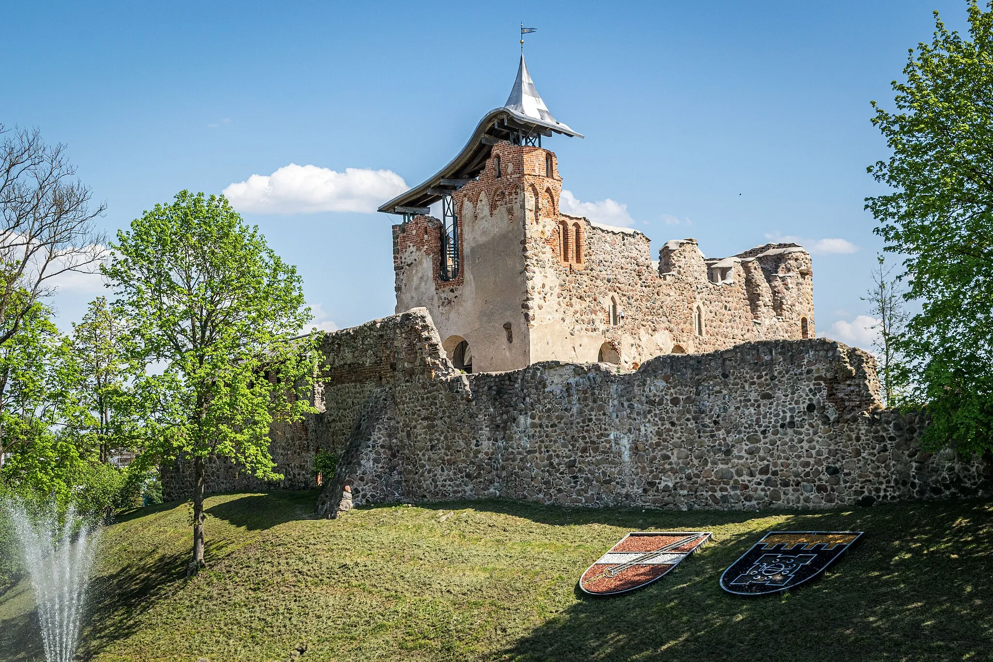 Photo showing: Dobele Castle ruins