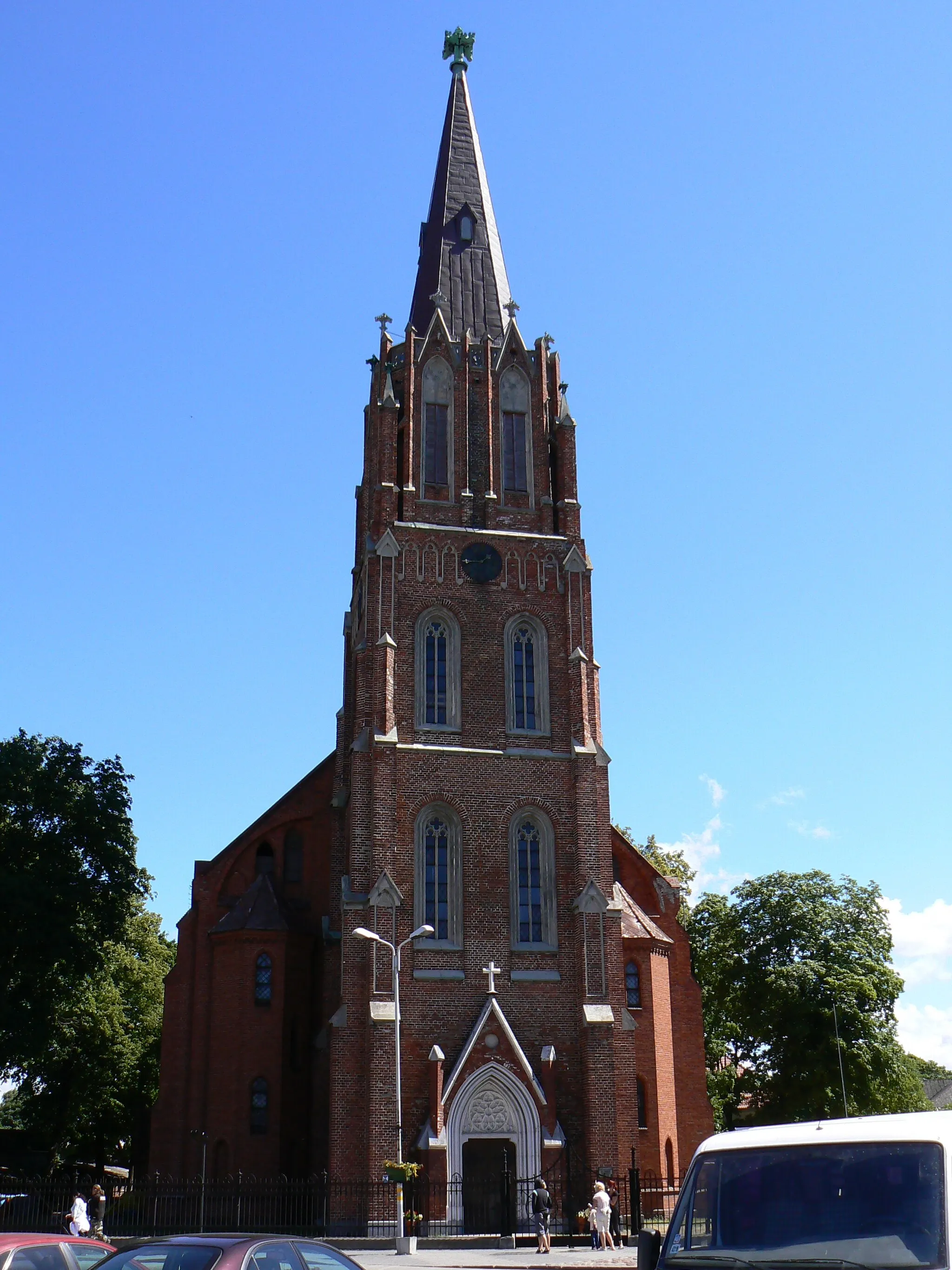 Photo showing: Lutheran Church of St. Ana in Liepaja. It's Liepaja's oldest church, built in XI century. At first it was wooden, lately few times reconstructed.