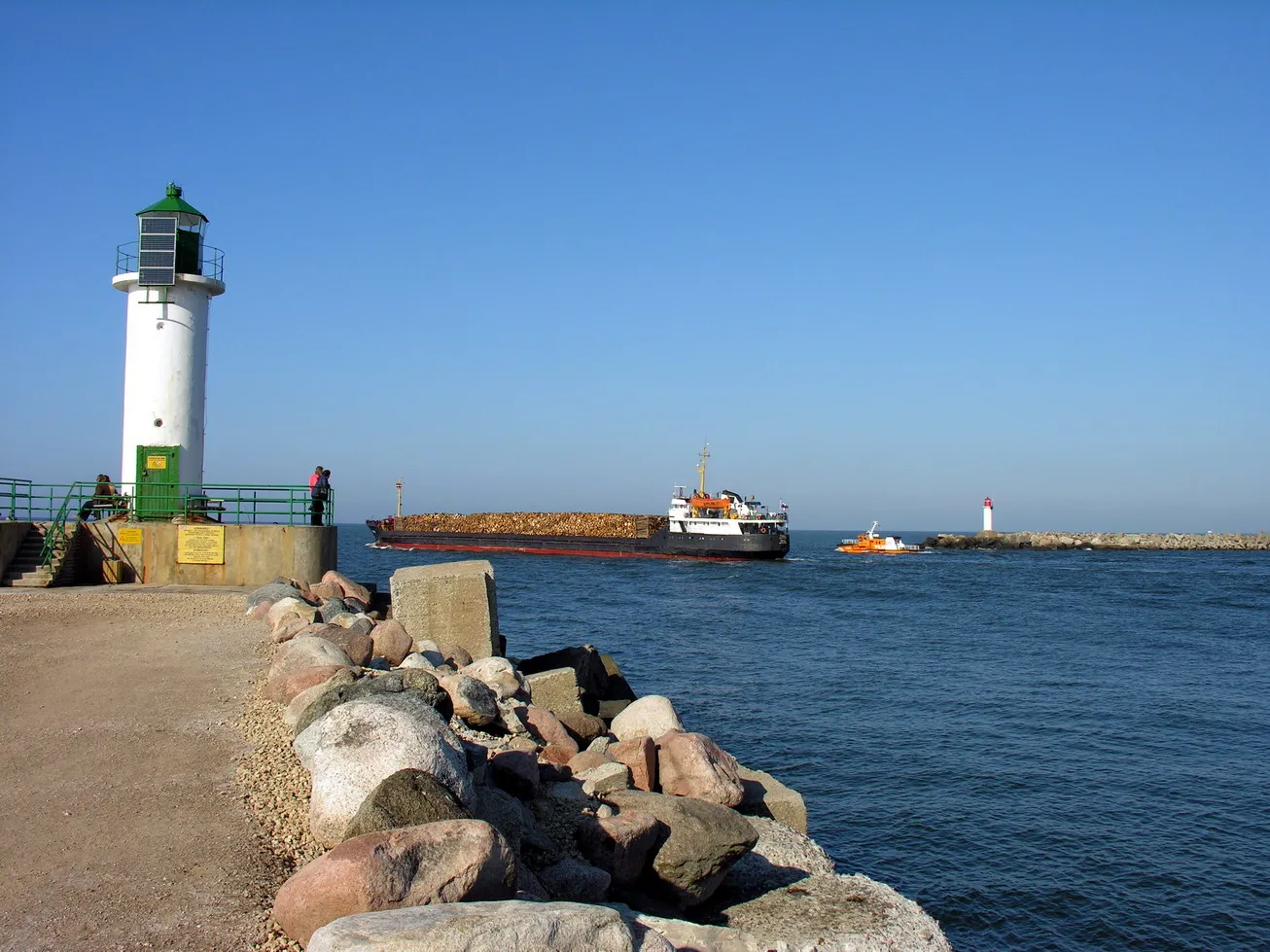 Photo showing: Lighthouse in Ventspils